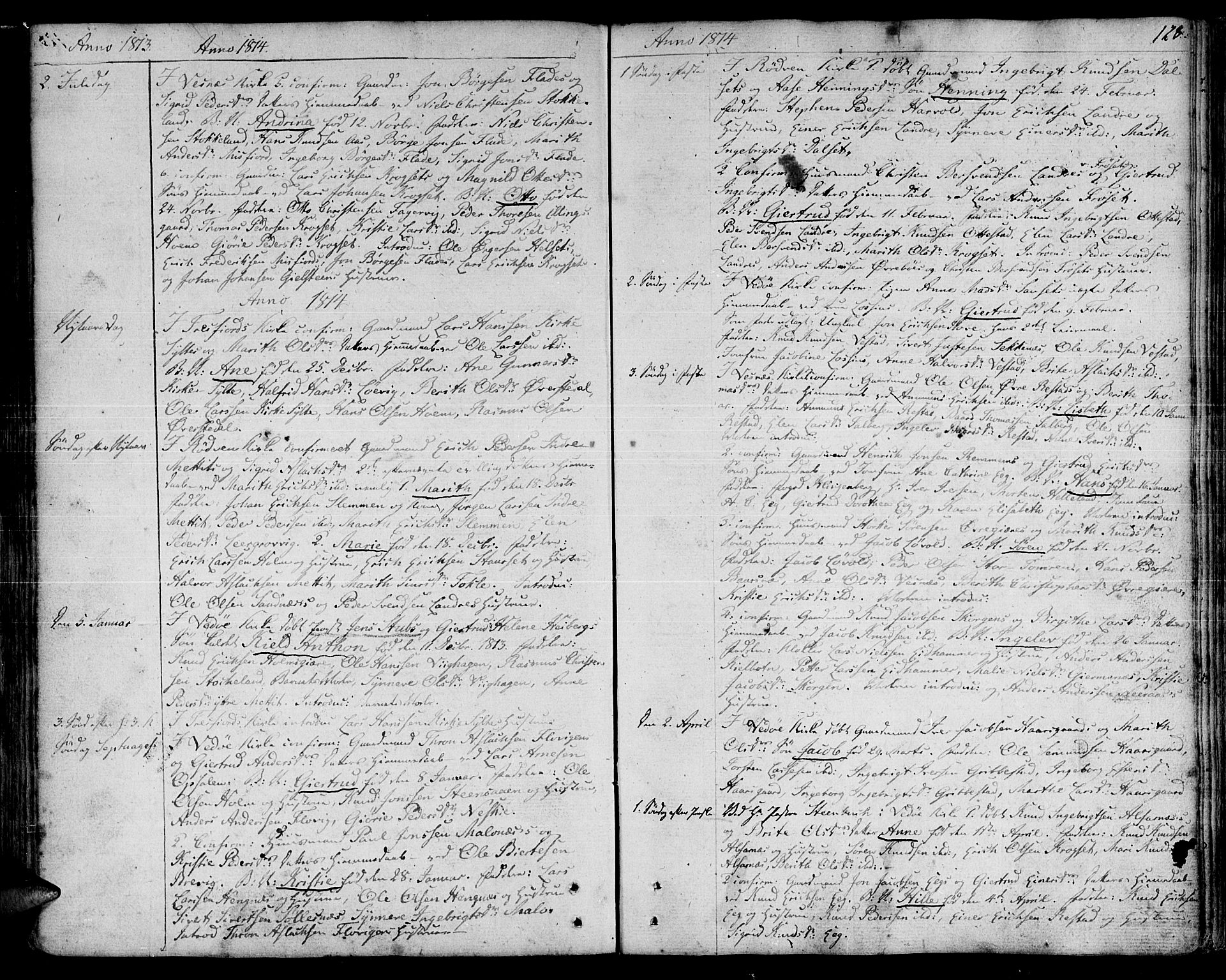 Ministerialprotokoller, klokkerbøker og fødselsregistre - Møre og Romsdal, AV/SAT-A-1454/547/L0601: Ministerialbok nr. 547A03, 1799-1818, s. 128