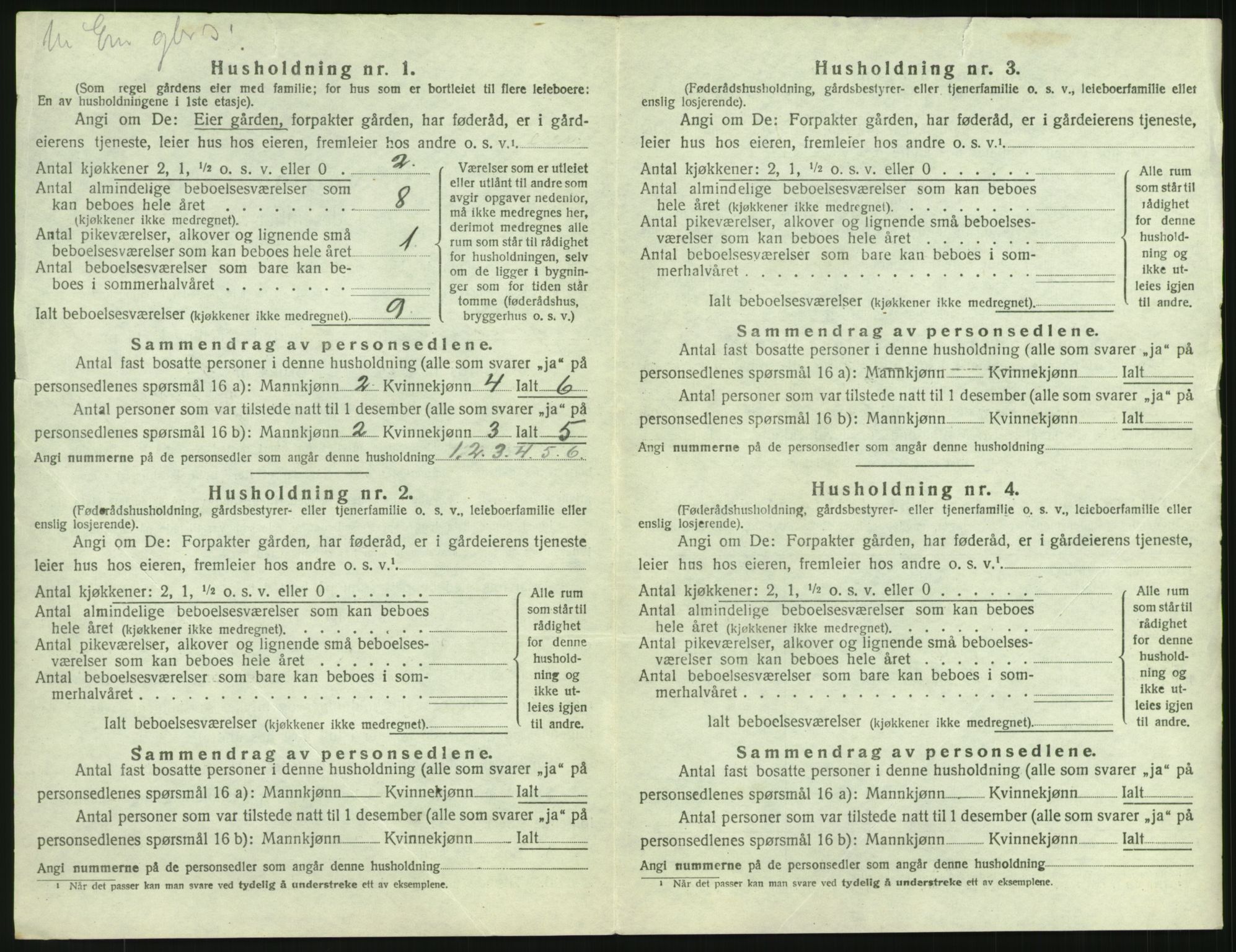 SAH, Folketelling 1920 for 0528 Østre Toten herred, 1920, s. 73