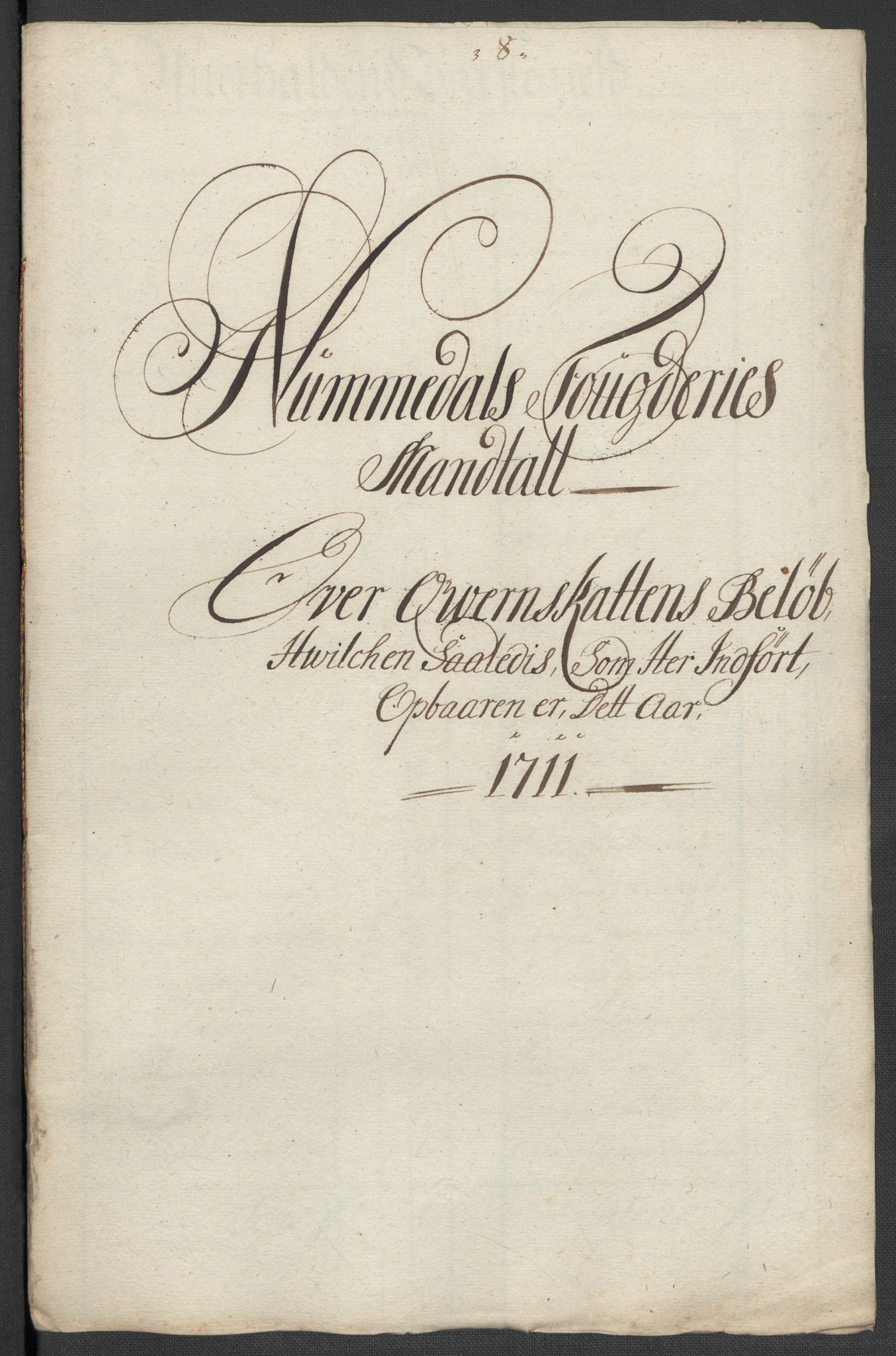 Rentekammeret inntil 1814, Reviderte regnskaper, Fogderegnskap, AV/RA-EA-4092/R64/L4432: Fogderegnskap Namdal, 1711, s. 119