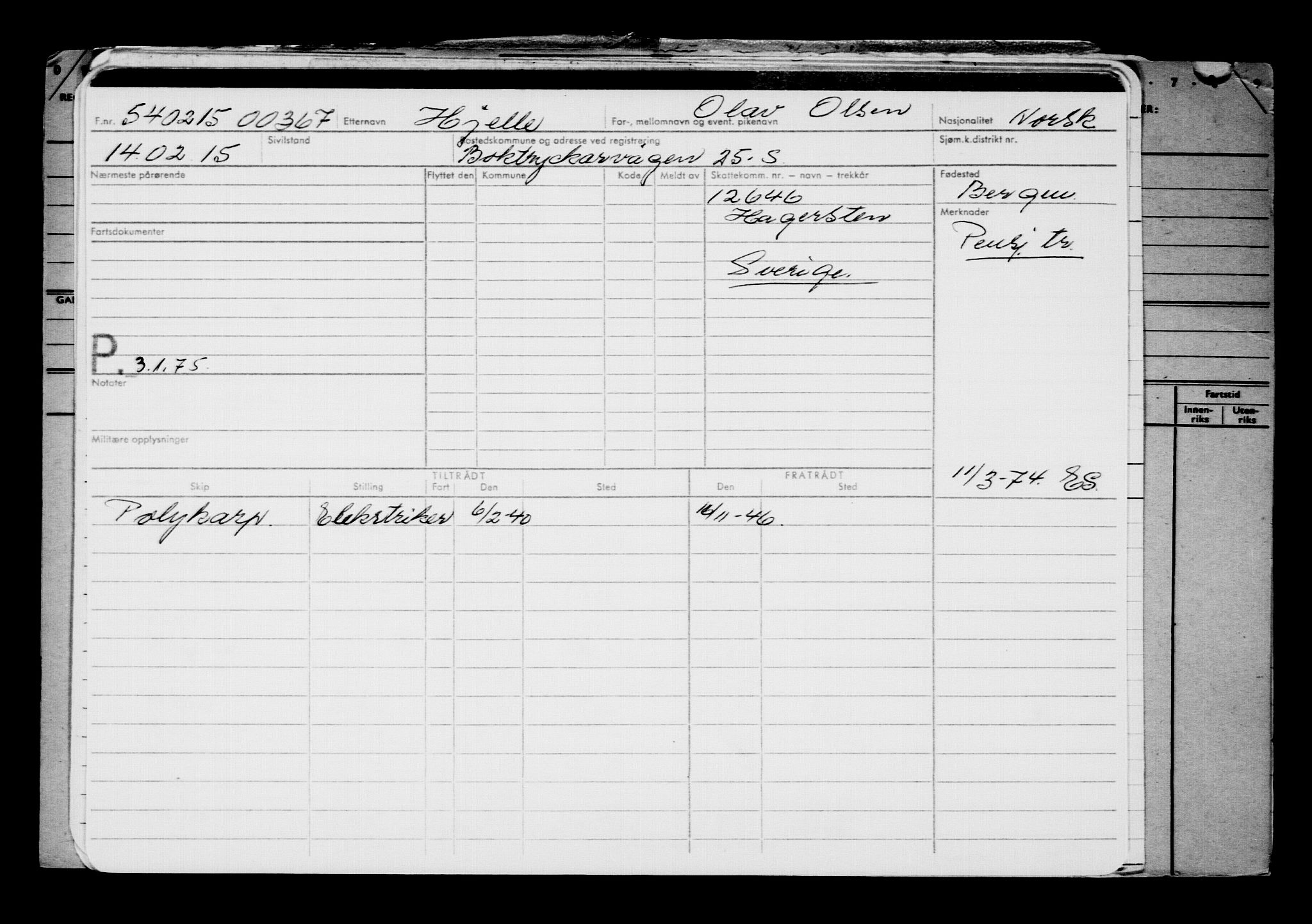 Direktoratet for sjømenn, AV/RA-S-3545/G/Gb/L0127: Hovedkort, 1915, s. 436