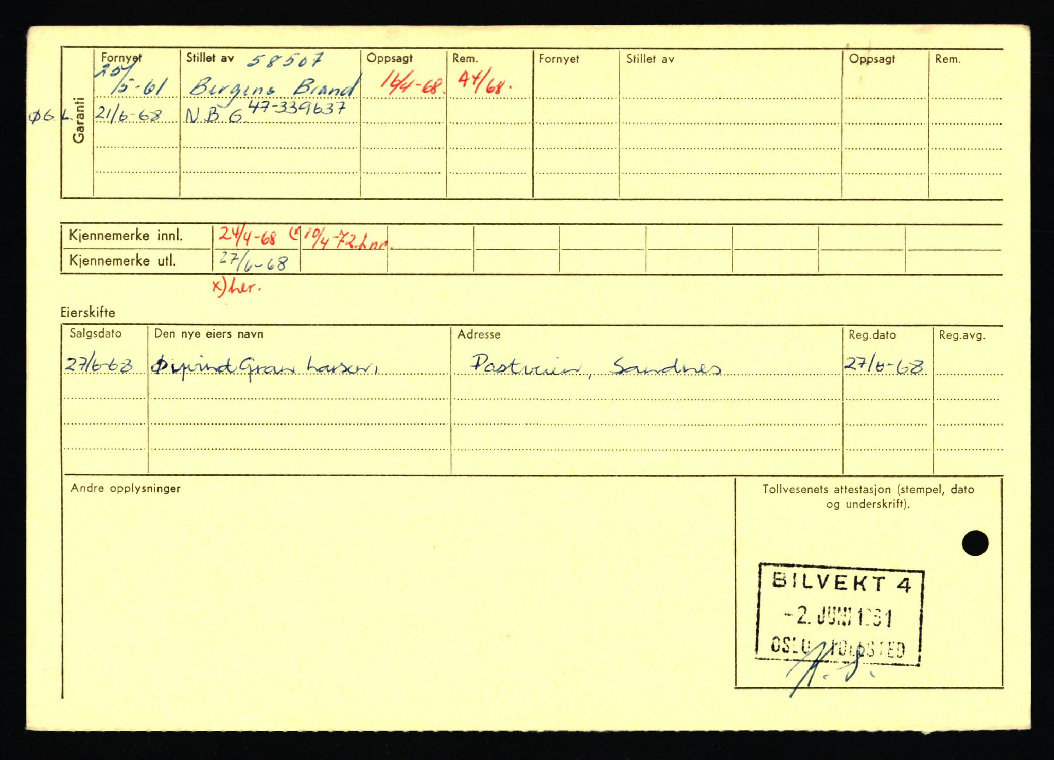 Stavanger trafikkstasjon, AV/SAST-A-101942/0/F/L0037: L-20500 - L-21499, 1930-1971, s. 1450