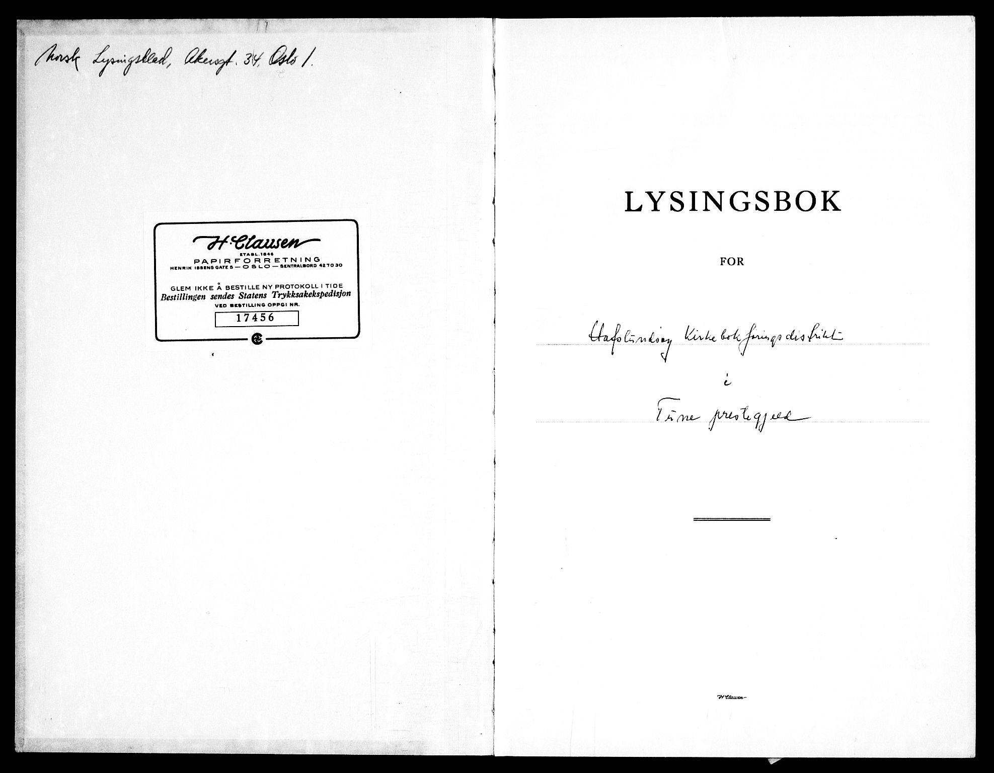 Tune prestekontor Kirkebøker, SAO/A-2007/H/Ha/L0004: Lysningsprotokoll nr. I 4, 1968-1969