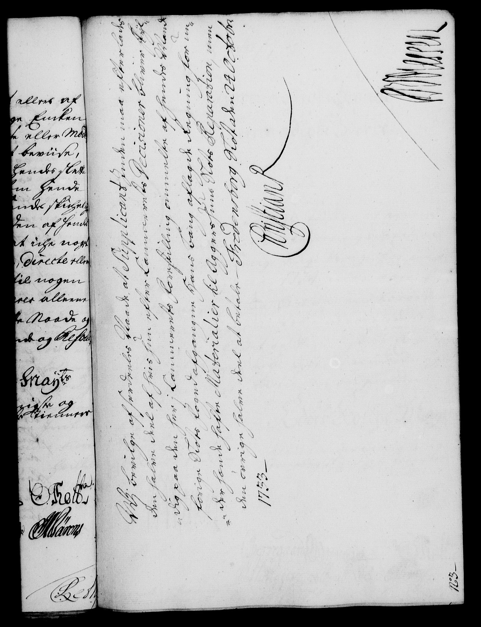 Rentekammeret, Kammerkanselliet, RA/EA-3111/G/Gf/Gfa/L0016: Norsk relasjons- og resolusjonsprotokoll (merket RK 52.16), 1733, s. 353