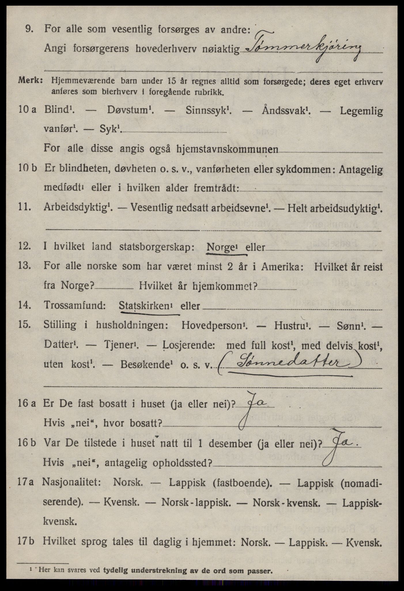 SAT, Folketelling 1920 for 1664 Selbu herred, 1920, s. 3723