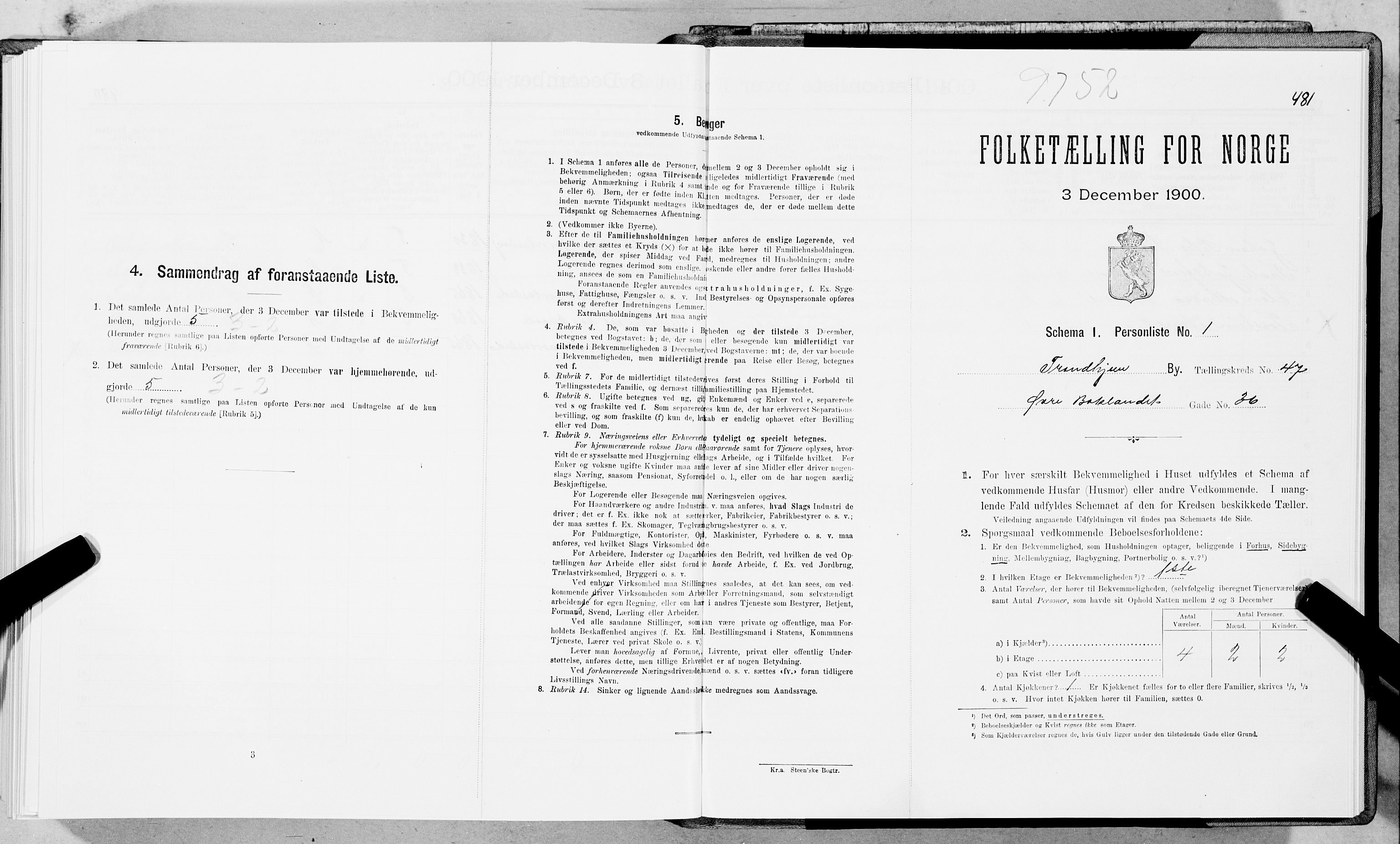 SAT, Folketelling 1900 for 1601 Trondheim kjøpstad, 1900, s. 7784