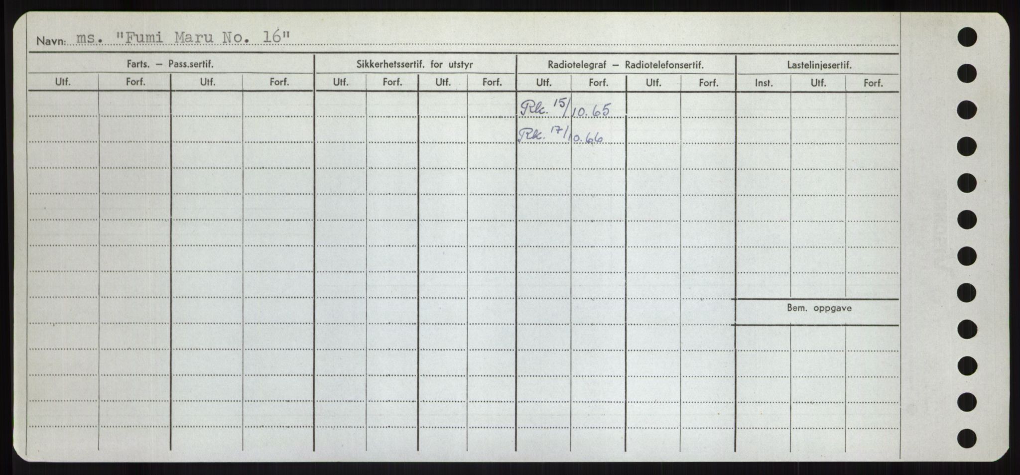 Sjøfartsdirektoratet med forløpere, Skipsmålingen, RA/S-1627/H/Hd/L0011: Fartøy, Fla-Får, s. 608