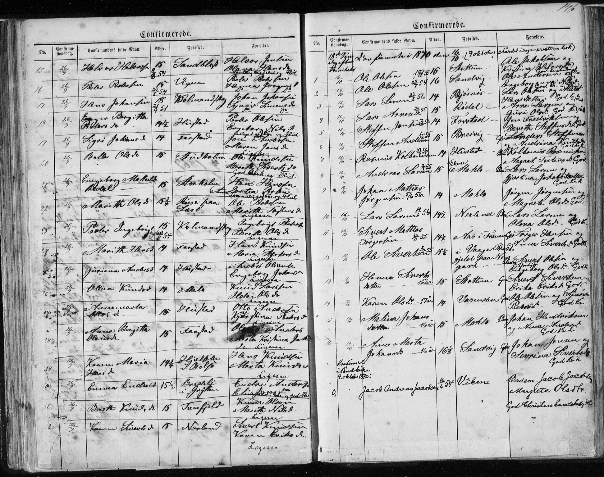 Ministerialprotokoller, klokkerbøker og fødselsregistre - Møre og Romsdal, AV/SAT-A-1454/567/L0782: Klokkerbok nr. 567C02, 1867-1886, s. 146
