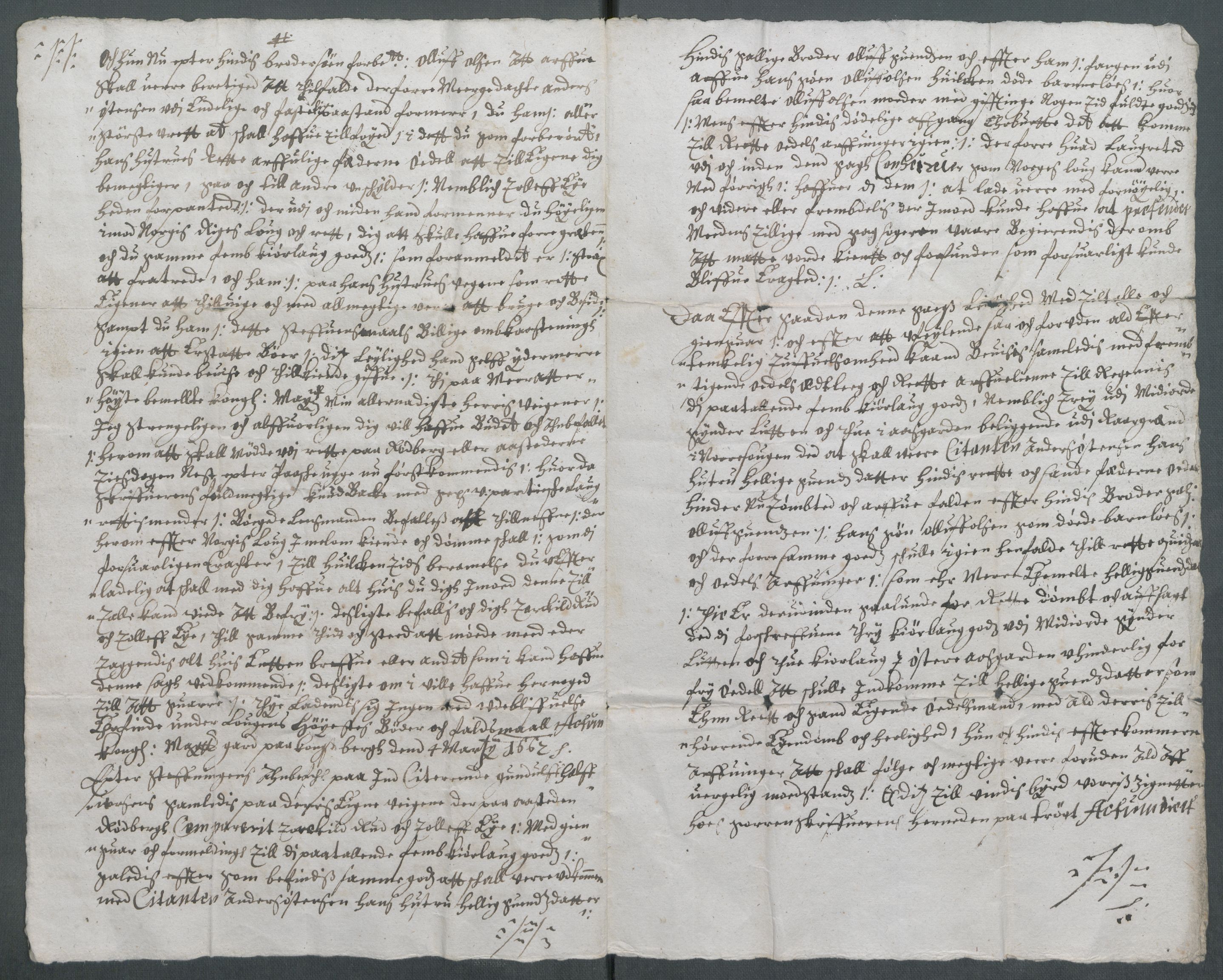 Riksarkivets diplomsamling, AV/RA-EA-5965/F02/L0169: Dokumenter, 1661-1663, s. 99