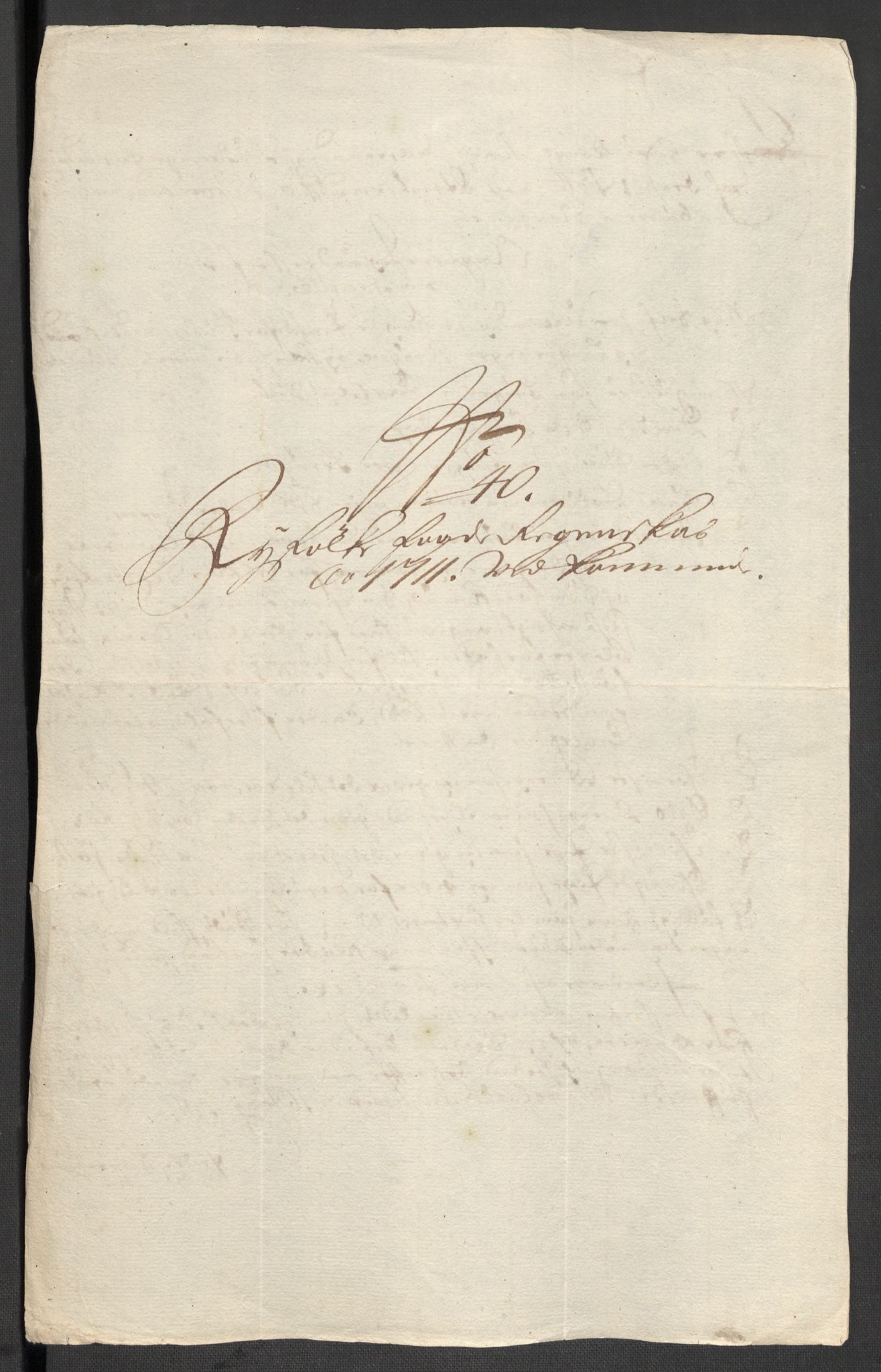 Rentekammeret inntil 1814, Reviderte regnskaper, Fogderegnskap, RA/EA-4092/R47/L2864: Fogderegnskap Ryfylke, 1711, s. 429