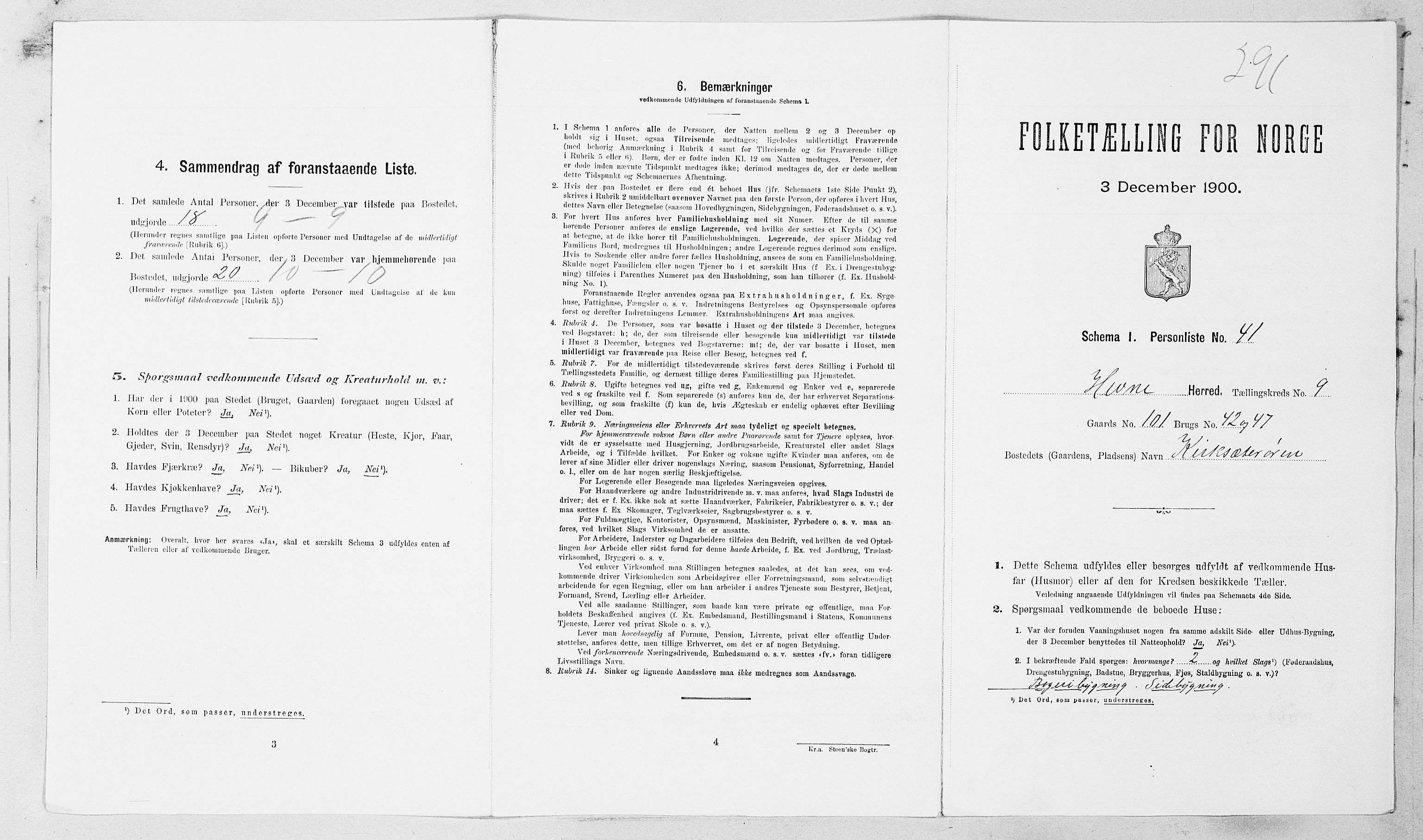 SAT, Folketelling 1900 for 1612 Hemne herred, 1900, s. 1151