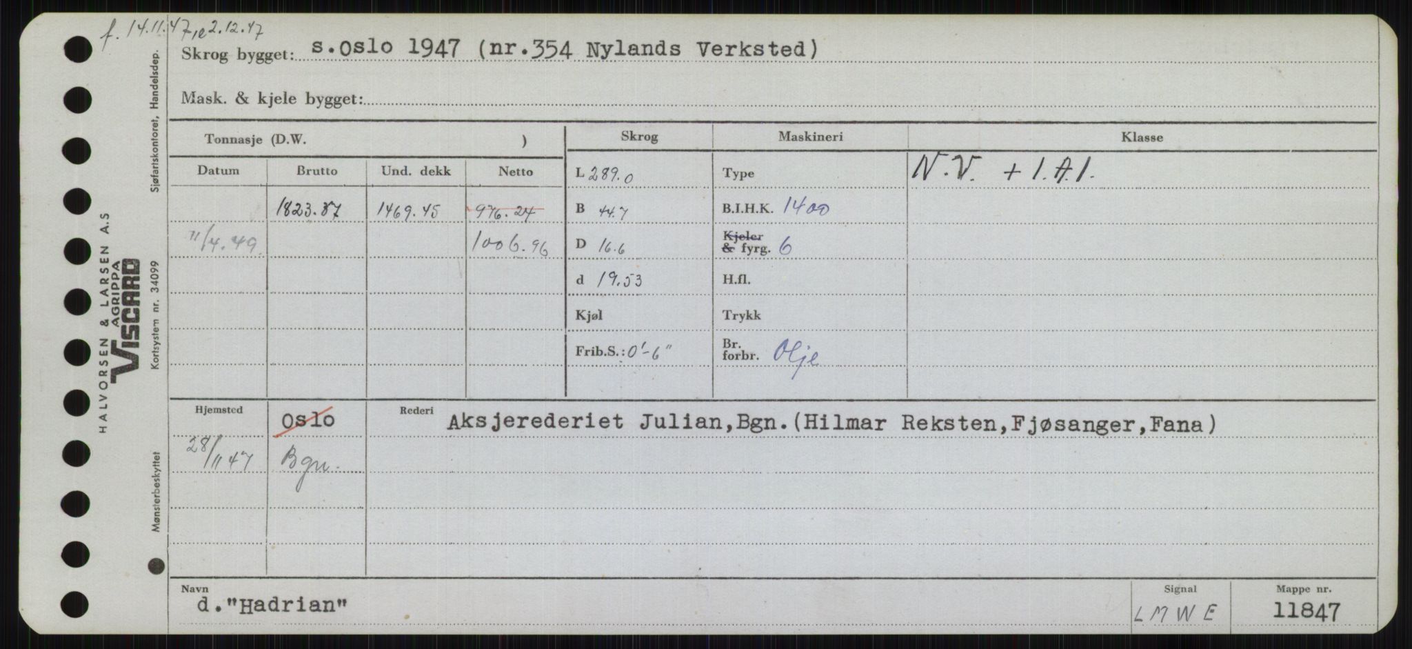 Sjøfartsdirektoratet med forløpere, Skipsmålingen, RA/S-1627/H/Hb/L0002: Fartøy, E-H, s. 315