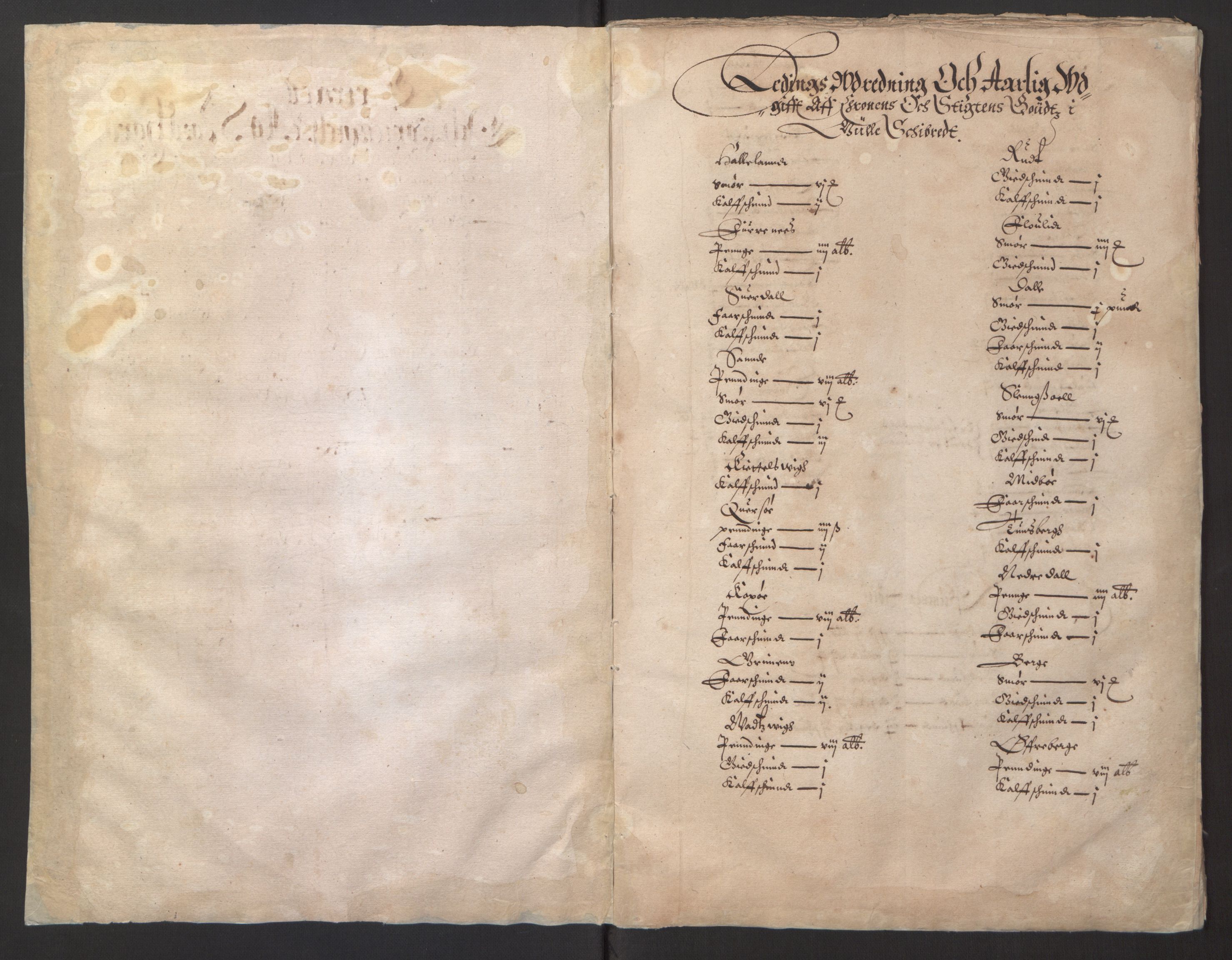Stattholderembetet 1572-1771, RA/EA-2870/Ek/L0003/0001: Jordebøker til utlikning av garnisonsskatt 1624-1626: / Jordebøker for Bergenhus len, 1624-1625, s. 72