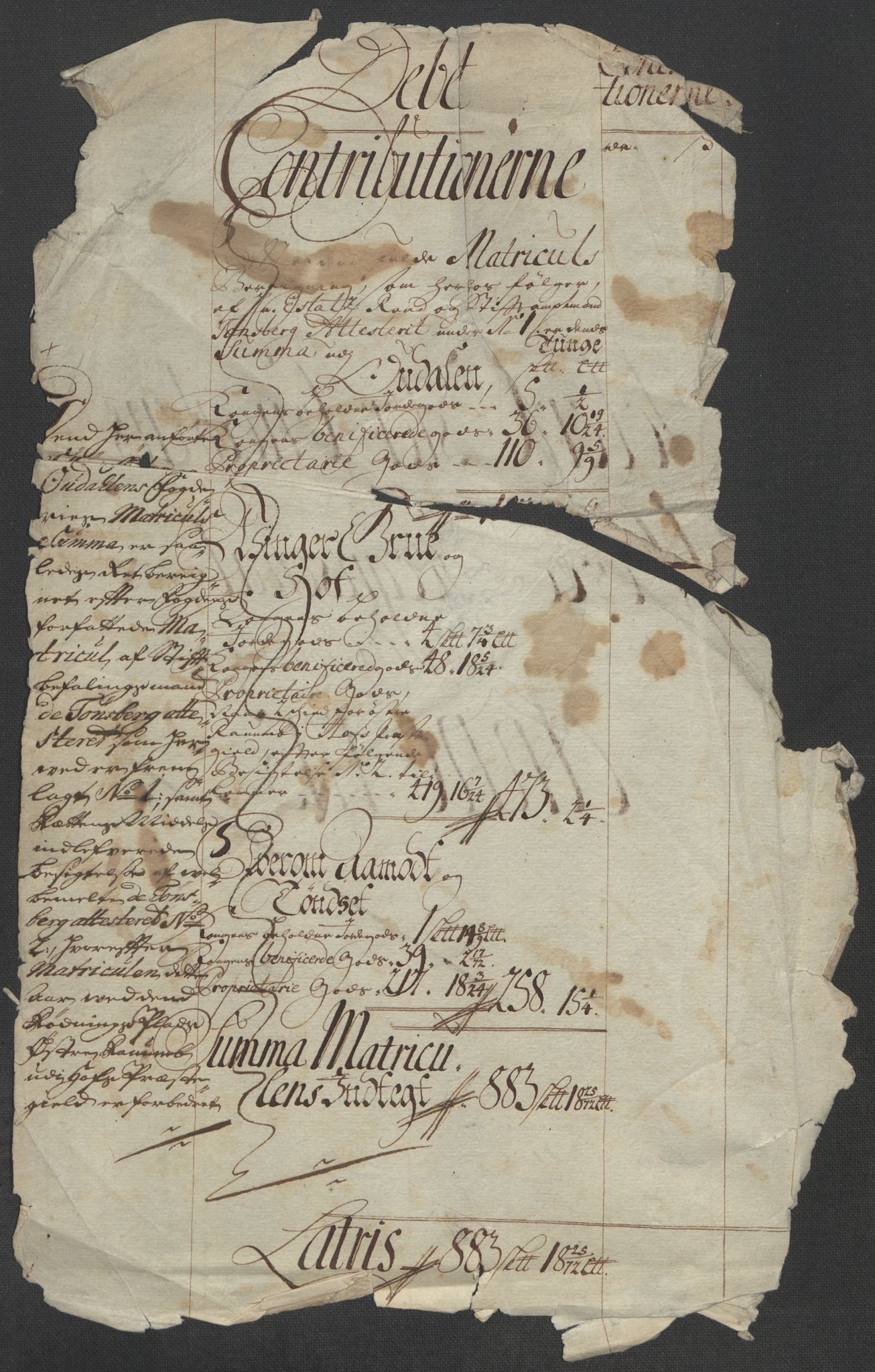 Rentekammeret inntil 1814, Reviderte regnskaper, Fogderegnskap, RA/EA-4092/R13/L0853: Fogderegnskap Solør, Odal og Østerdal, 1715, s. 6