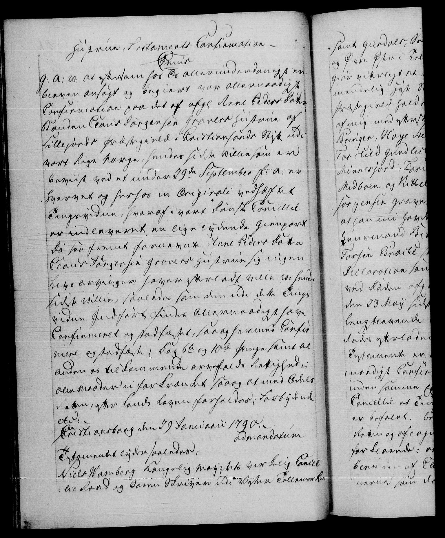 Danske Kanselli 1572-1799, AV/RA-EA-3023/F/Fc/Fca/Fcaa/L0053: Norske registre, 1790-1791, s. 41b