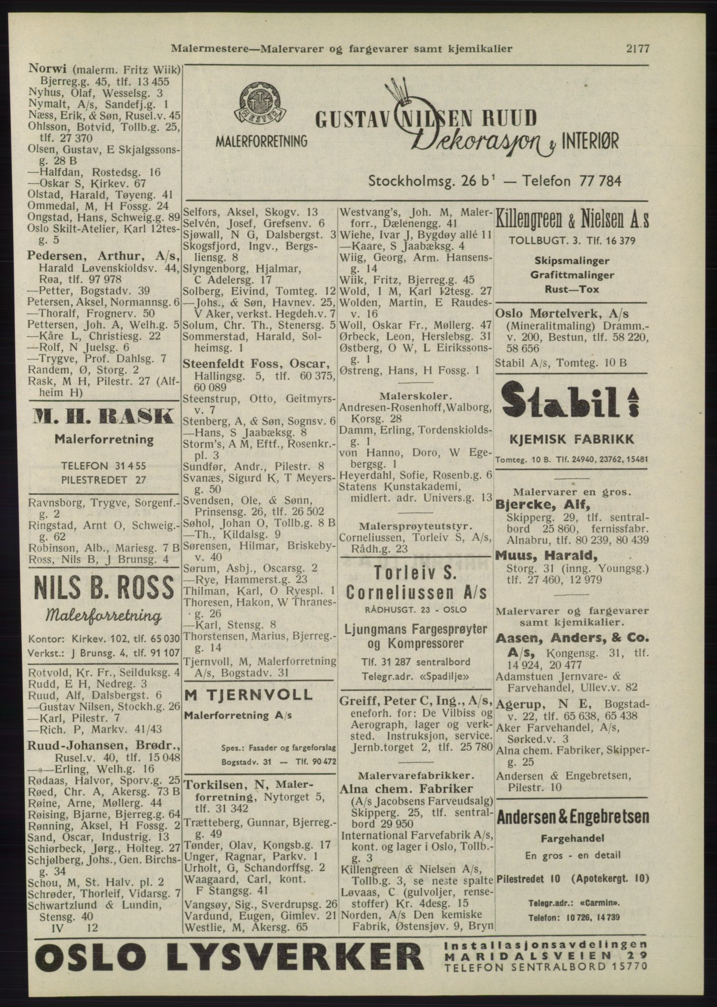 Kristiania/Oslo adressebok, PUBL/-, 1945, s. 2093