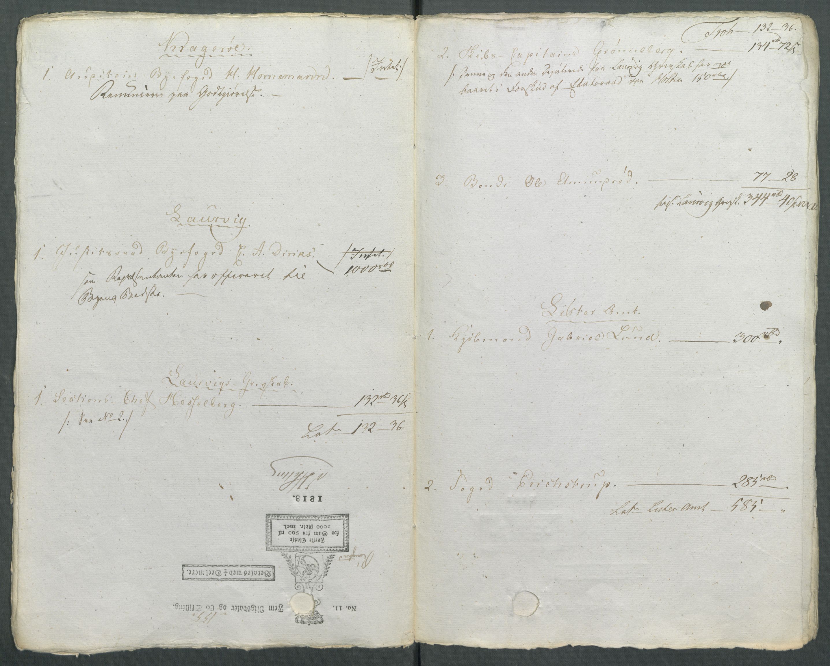 5. departement for finans-, handels- og tollfaget, AV/RA-S-3893/C/Cb/L0014: Regninger fra Riksforsamlingens deputerede, 1814, s. 47