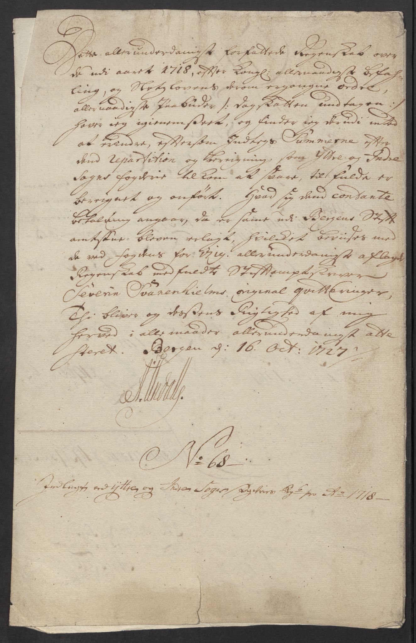 Rentekammeret inntil 1814, Reviderte regnskaper, Fogderegnskap, RA/EA-4092/R52/L3321: Fogderegnskap Sogn, 1717-1718, s. 870