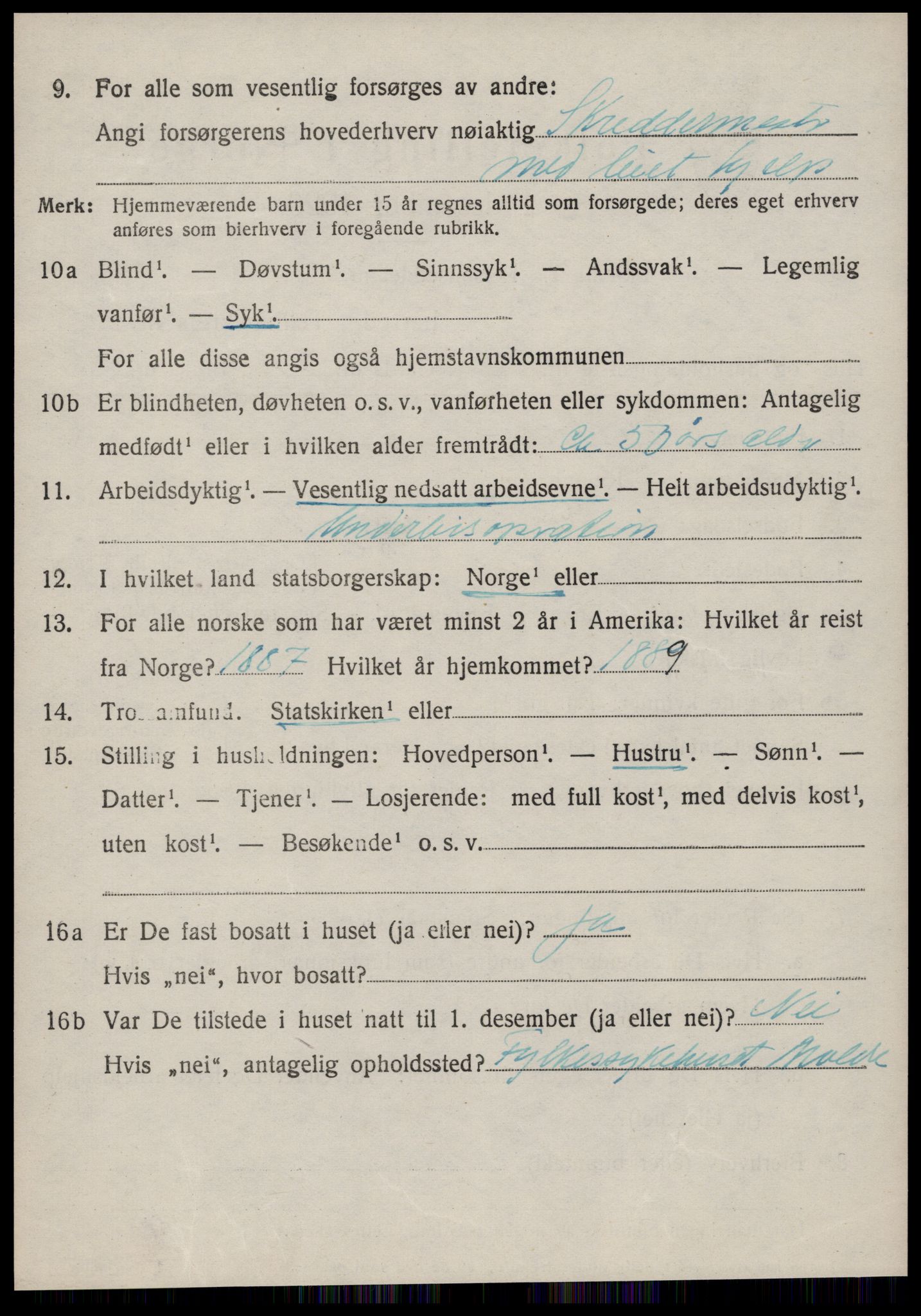 SAT, Folketelling 1920 for 1535 Vestnes herred, 1920, s. 3112