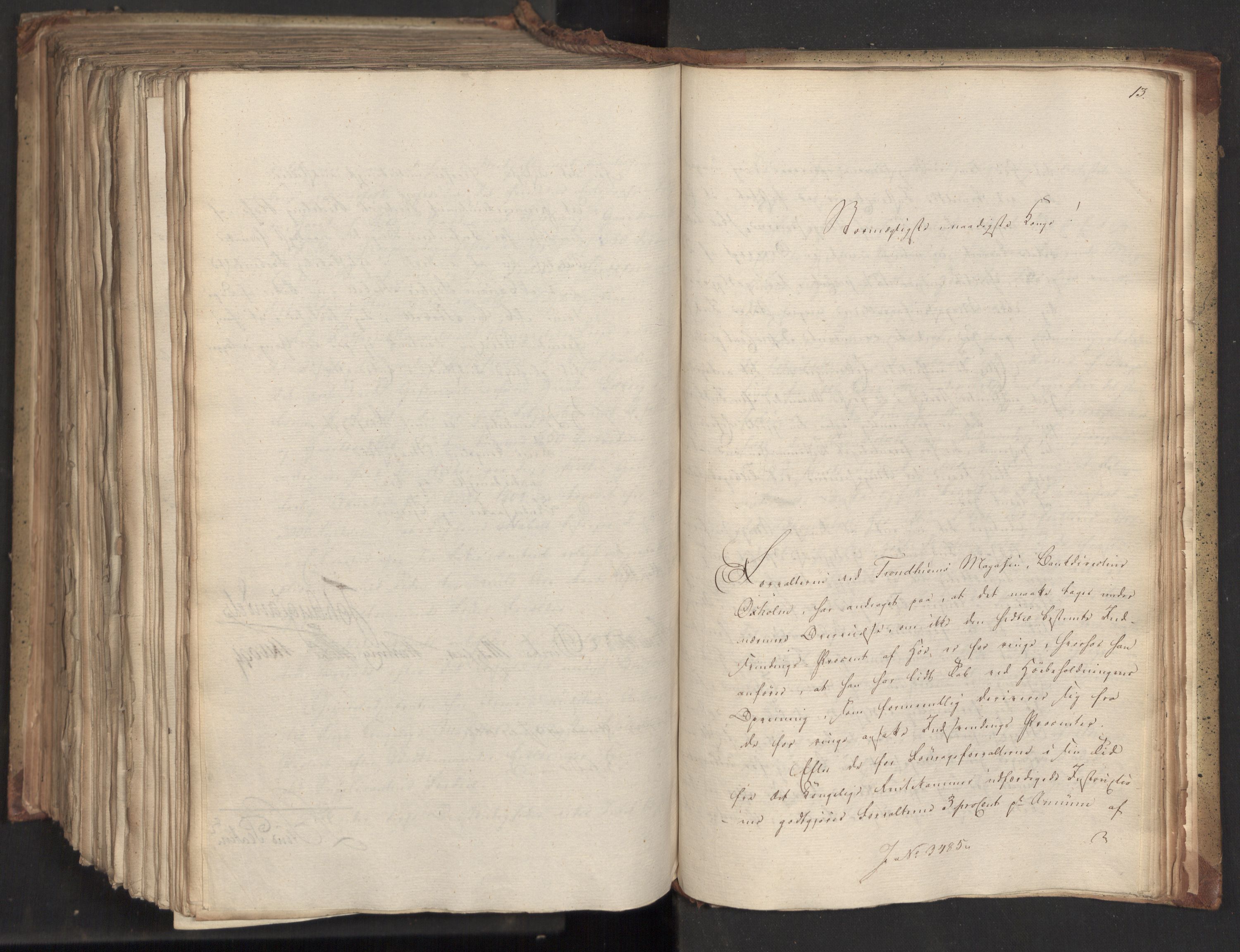 Statsrådsavdelingen i Stockholm, AV/RA-S-1003/D/Da/L0046: Regjeringsinnstillinger nr. 3308-3500, 1826, s. 498