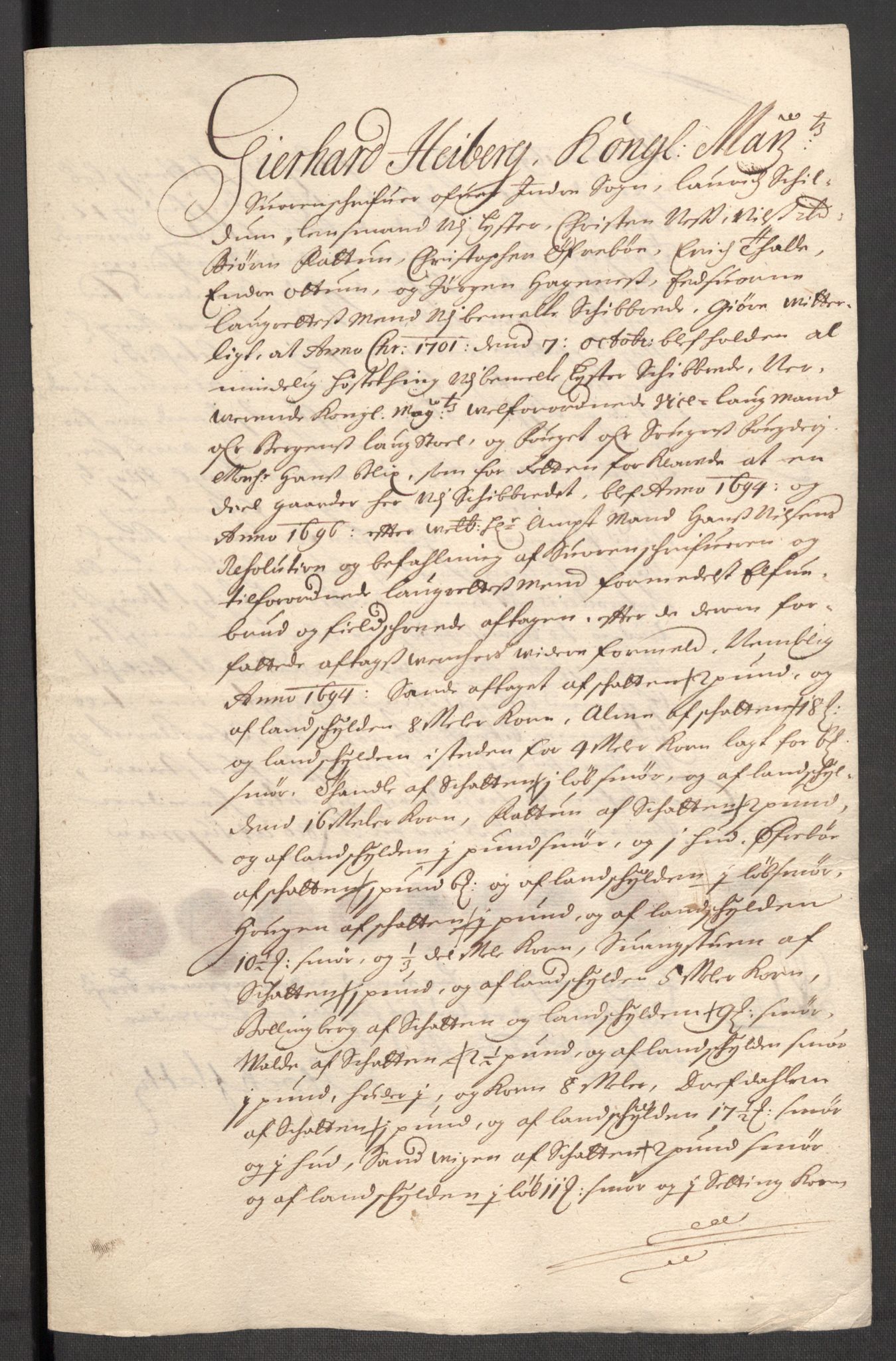 Rentekammeret inntil 1814, Reviderte regnskaper, Fogderegnskap, AV/RA-EA-4092/R52/L3311: Fogderegnskap Sogn, 1700-1701, s. 476