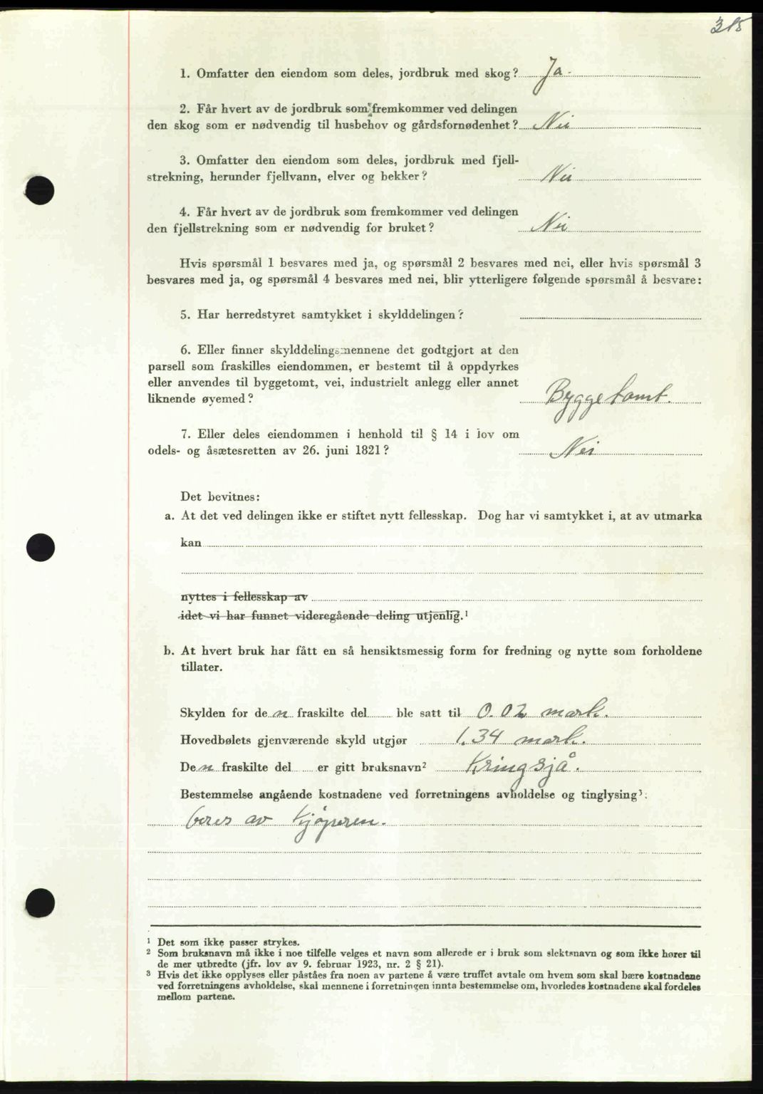 Nordmøre sorenskriveri, AV/SAT-A-4132/1/2/2Ca: Pantebok nr. A116, 1950-1950, Dagboknr: 2942/1950