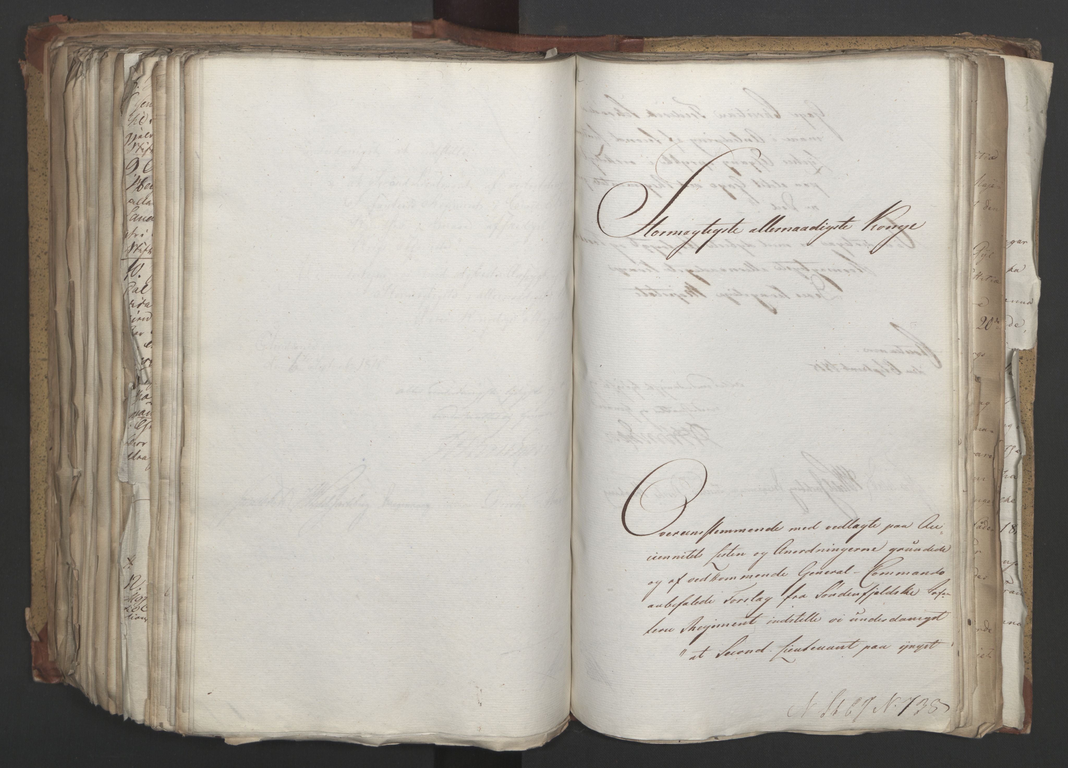Statsrådsavdelingen i Stockholm, AV/RA-S-1003/D/Da/L0003: Regjeringsinnstillinger nr. 519-787, 1815, s. 471