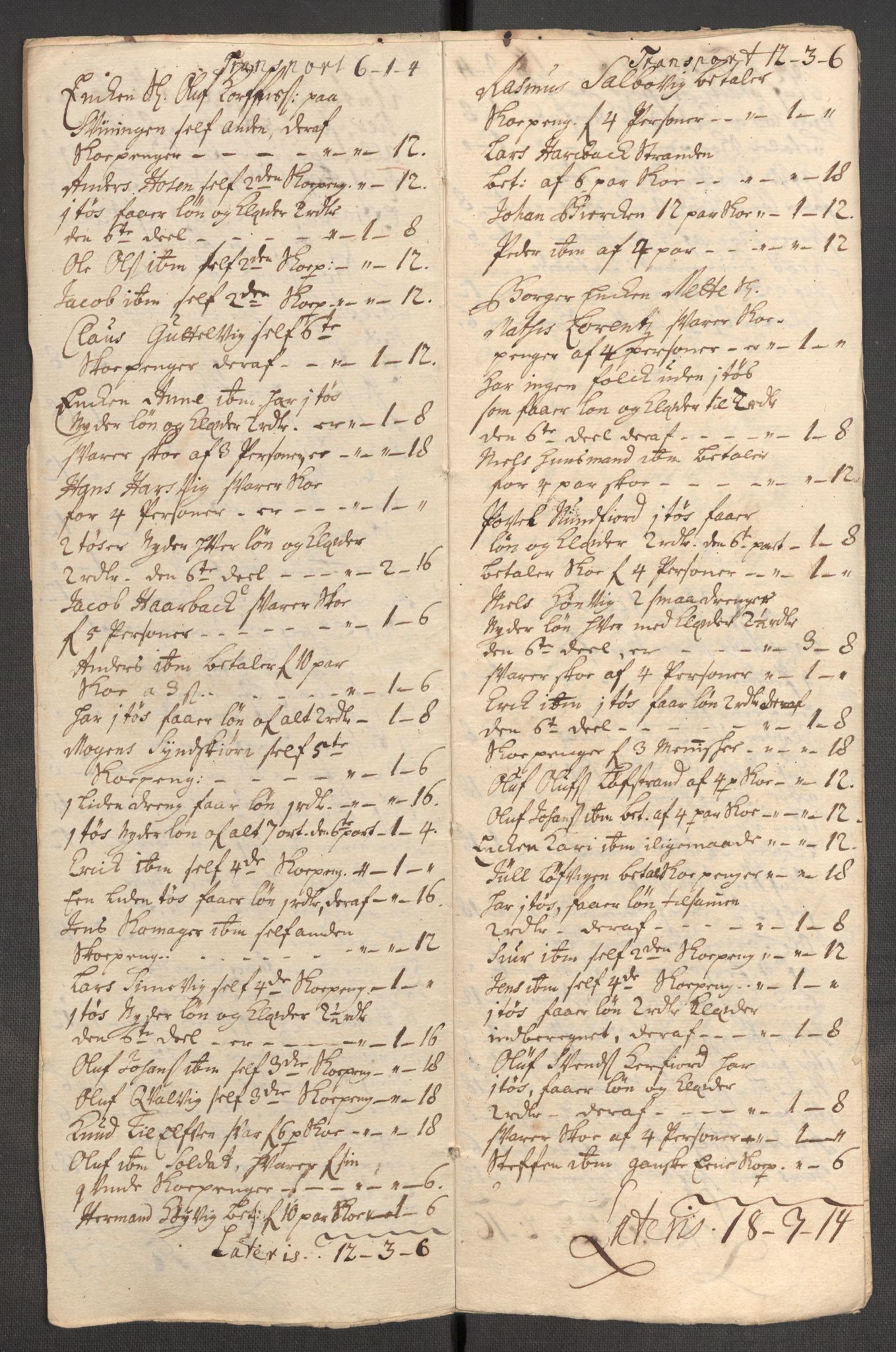 Rentekammeret inntil 1814, Reviderte regnskaper, Fogderegnskap, RA/EA-4092/R57/L3860: Fogderegnskap Fosen, 1711, s. 418