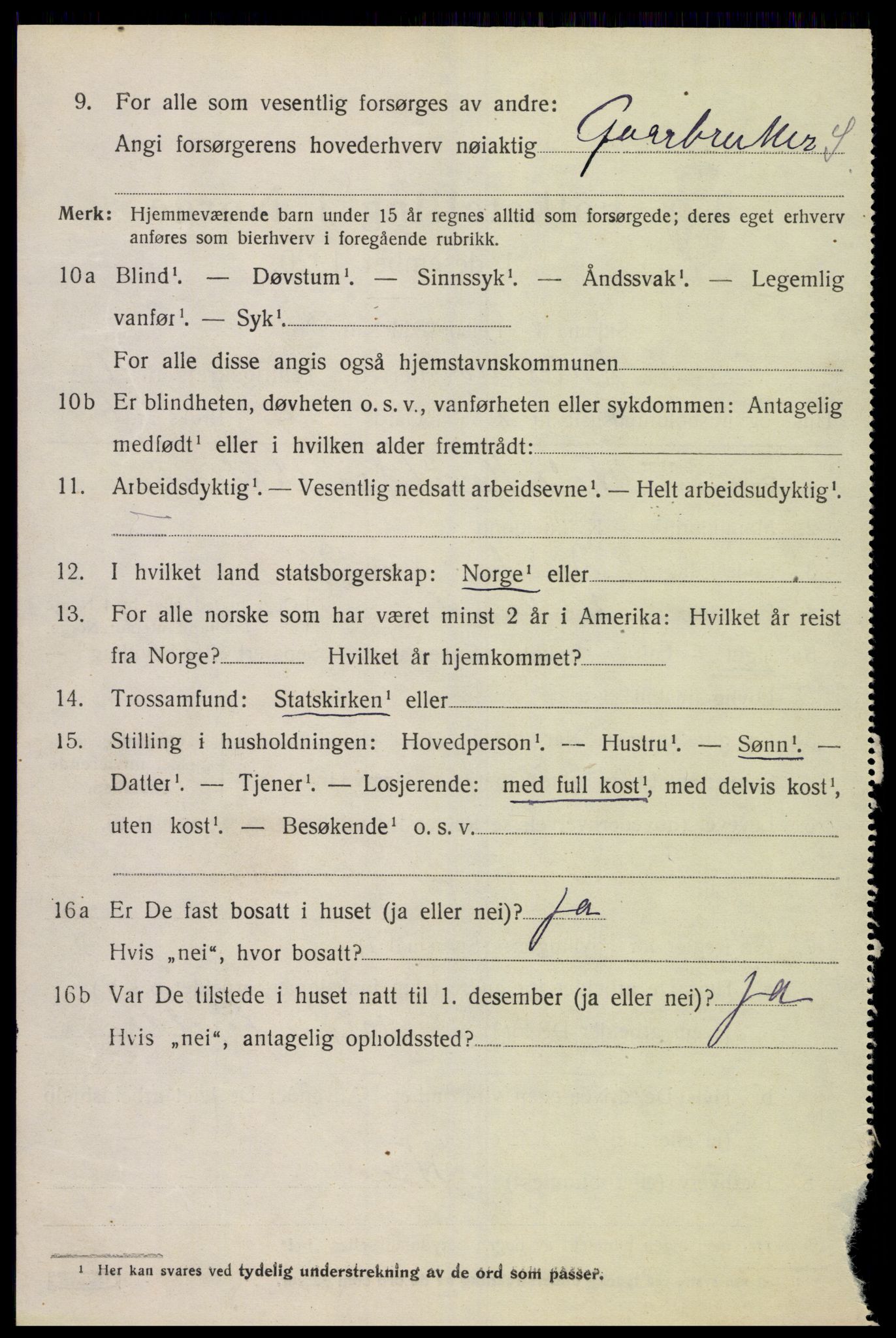 SAK, Folketelling 1920 for 1027 Konsmo herred, 1920, s. 1239