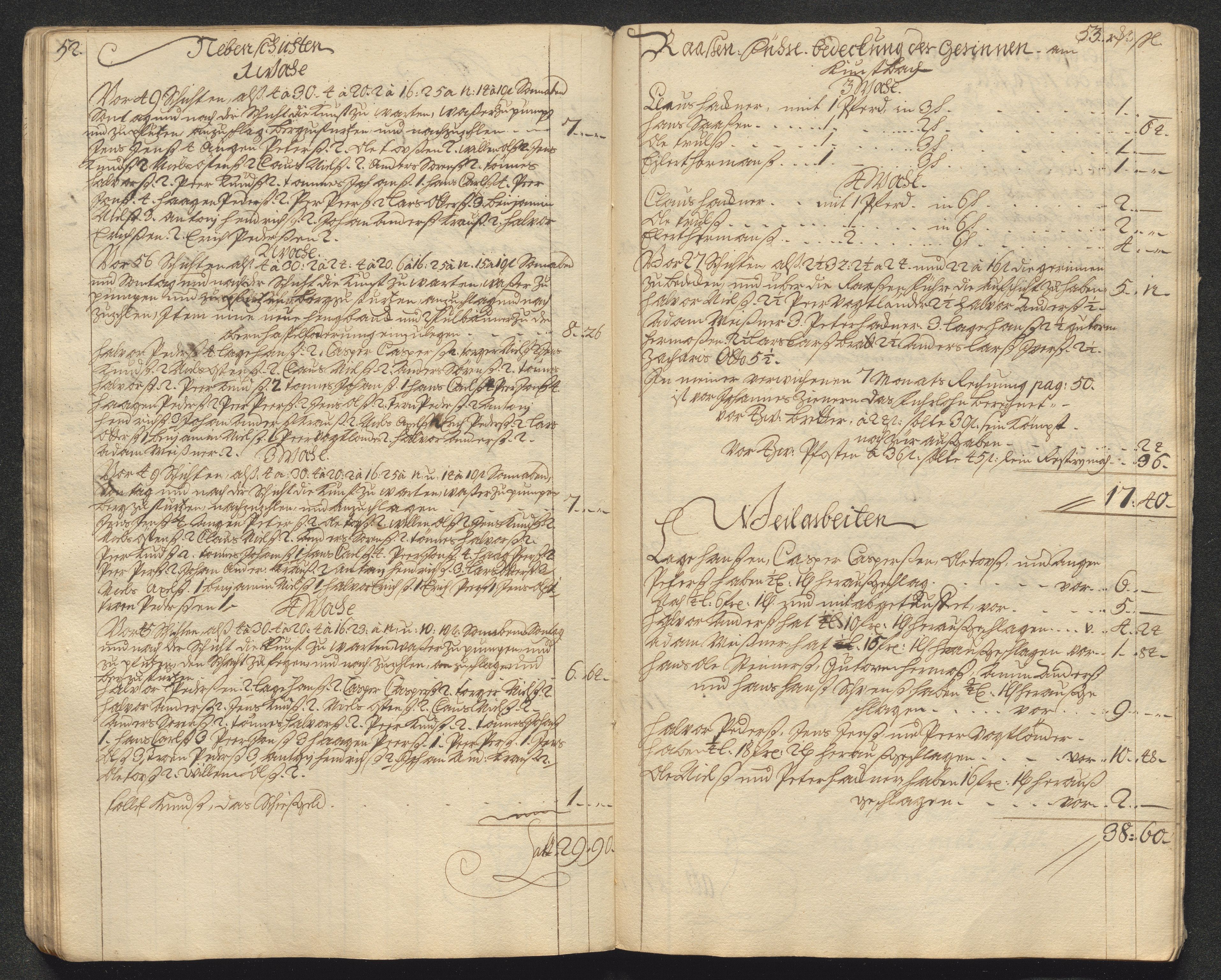 Kongsberg Sølvverk 1623-1816, AV/SAKO-EA-3135/001/D/Dc/Dcd/L0099: Utgiftsregnskap for gruver m.m., 1710, s. 355
