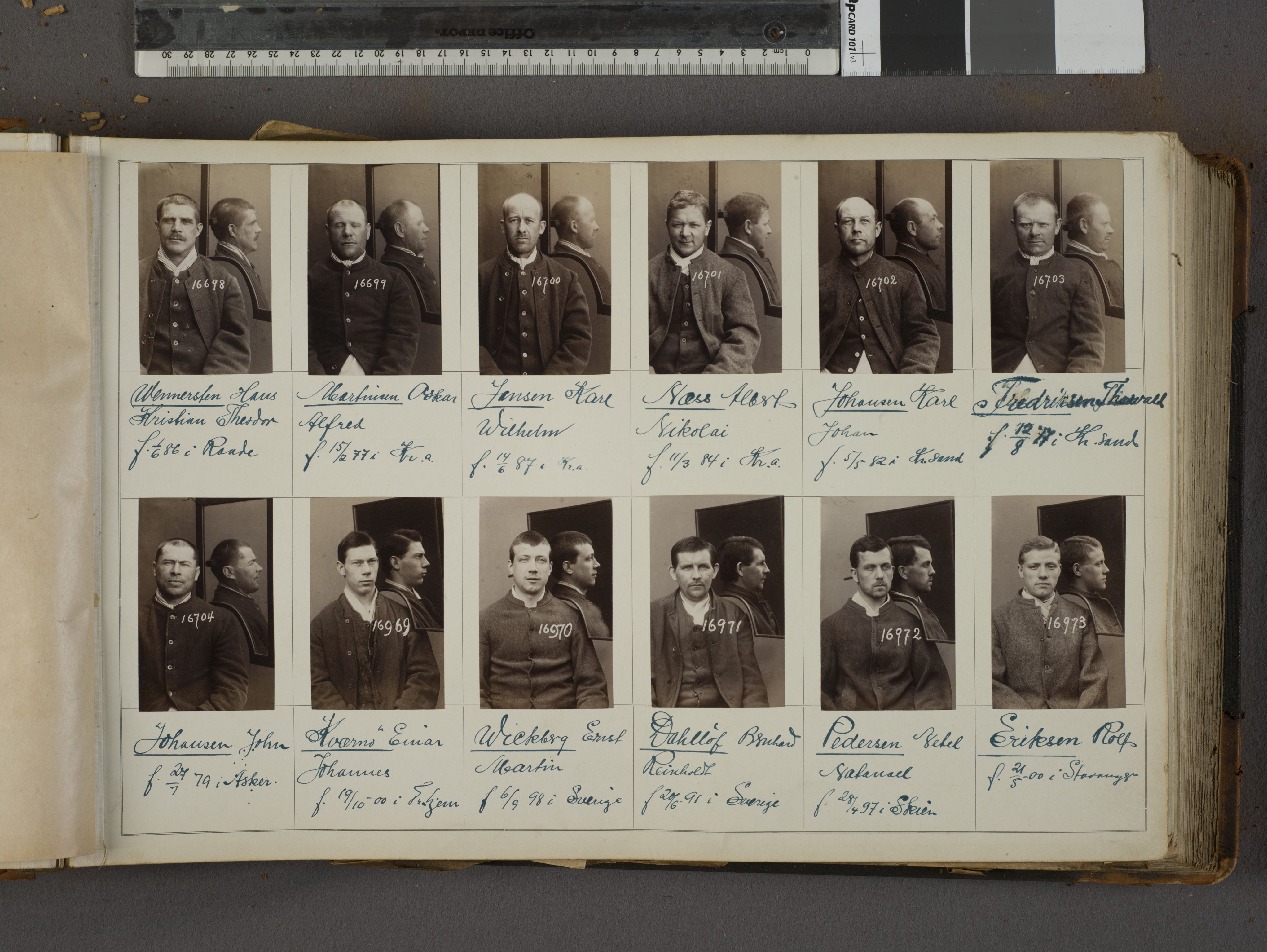 Oslo politikammer, Kriminalavdelingen, AV/SAO-A-11137/U/Ua/L0019: Forbryteralbum, 1920-1921, s. 9