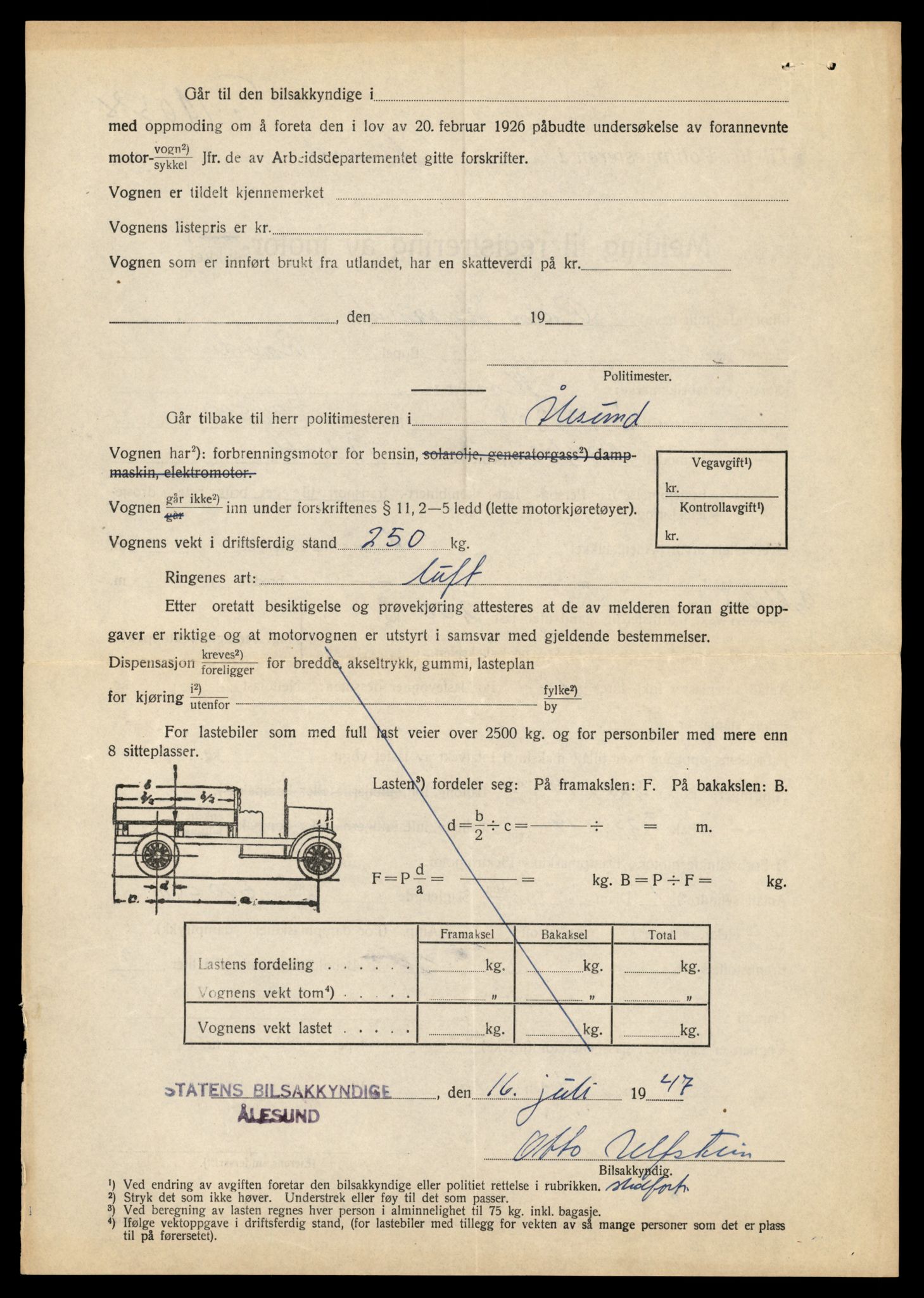 Møre og Romsdal vegkontor - Ålesund trafikkstasjon, AV/SAT-A-4099/F/Fe/L0026: Registreringskort for kjøretøy T 11046 - T 11160, 1927-1998, s. 670