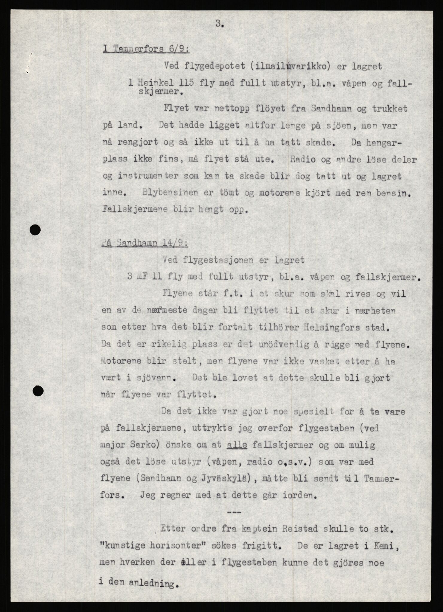 Forsvaret, Forsvarets krigshistoriske avdeling, AV/RA-RAFA-2017/Y/Ya/L0006: II-C-11-11,2 - Utenriksdepartementet.  Legasjonen i Helsingfors., 1940-1946, s. 151