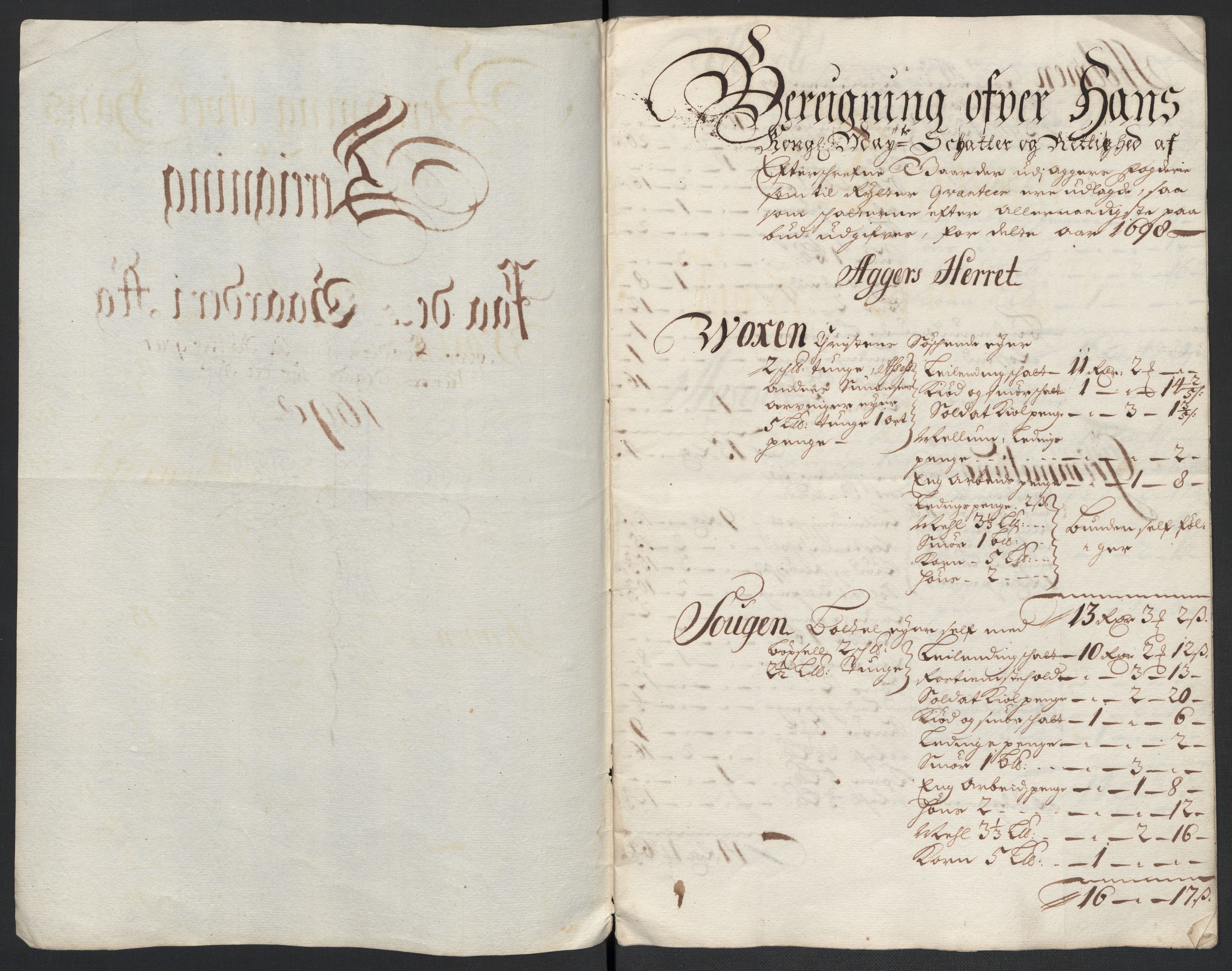 Rentekammeret inntil 1814, Reviderte regnskaper, Fogderegnskap, AV/RA-EA-4092/R10/L0441: Fogderegnskap Aker og Follo, 1698, s. 159