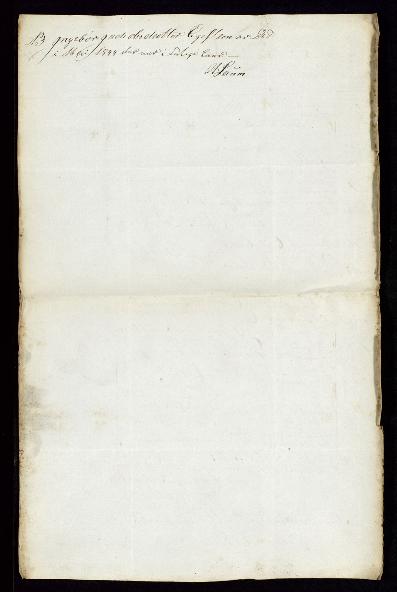 Jæren og Dalane sorenskriveri, SAST/A-100306/5/52AA/L0004: DØDSFALL-LISTER<SKIPREIEVIS>, 1843-1850, s. 6