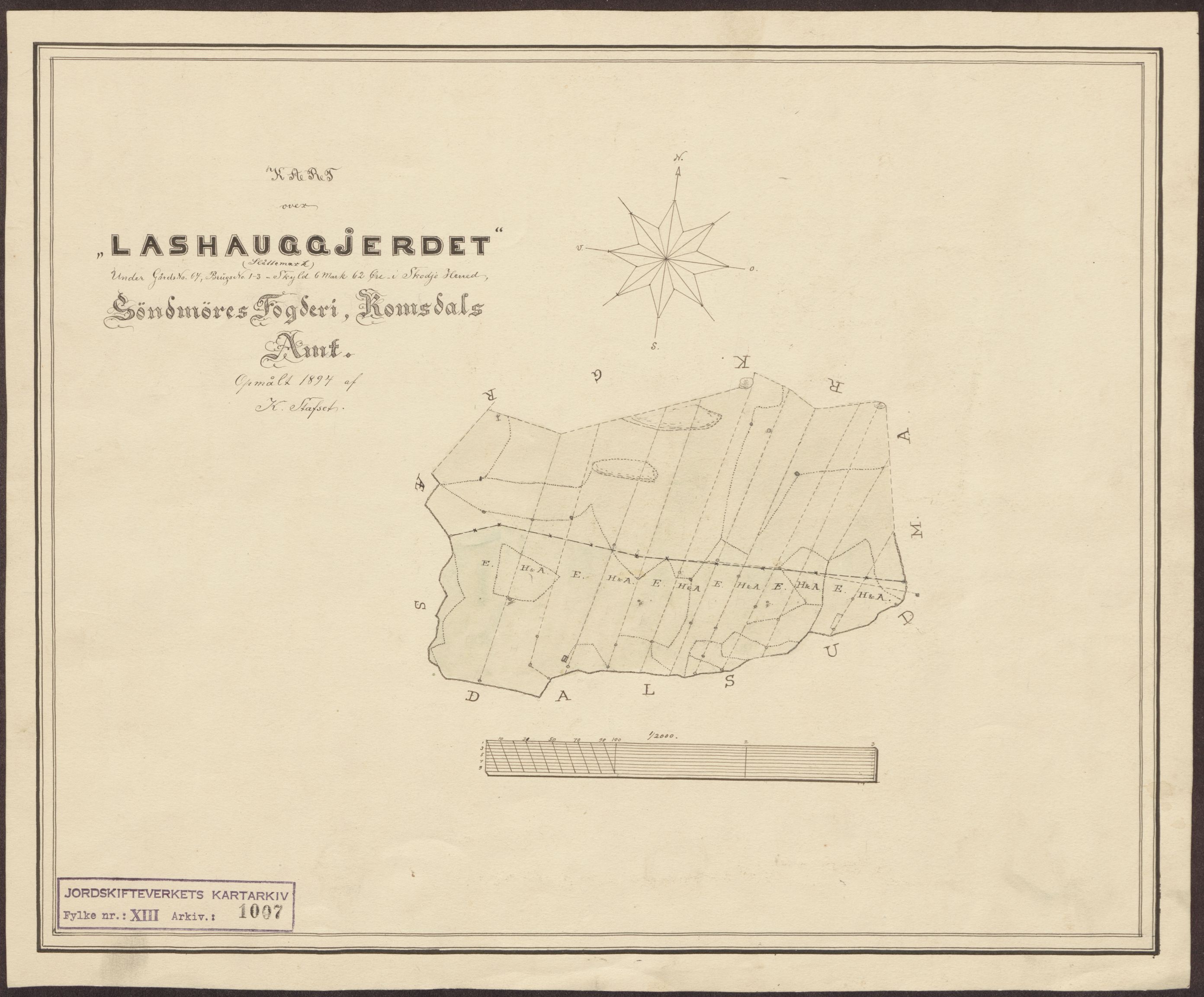 Jordskifteverkets kartarkiv, AV/RA-S-3929/T, 1859-1988, s. 1205