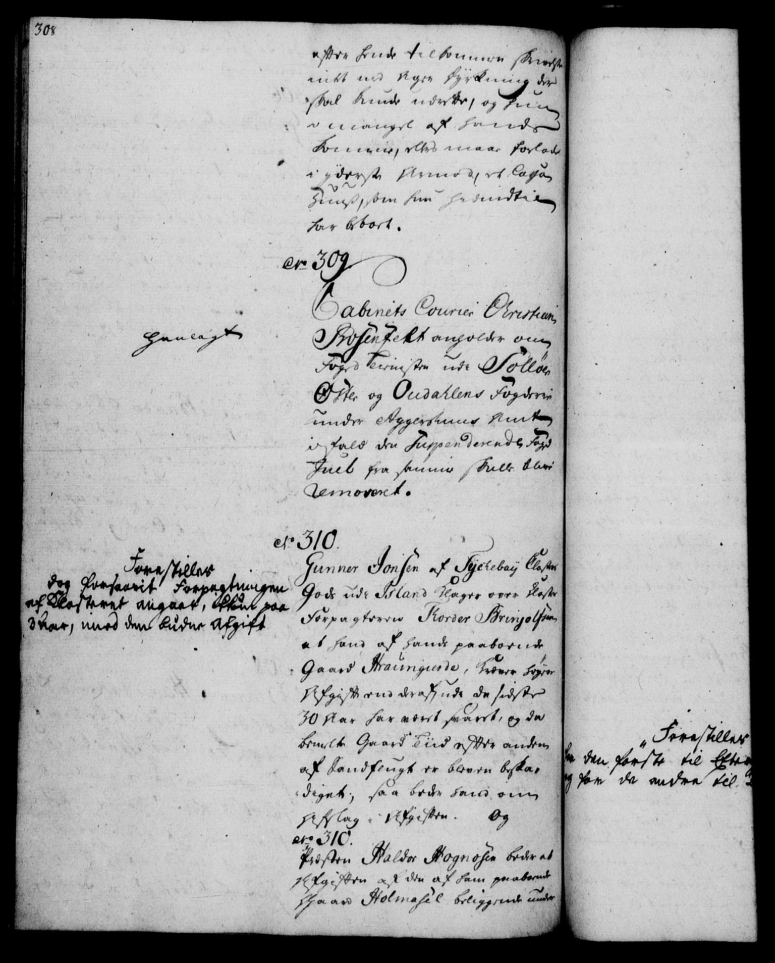 Rentekammeret, Kammerkanselliet, AV/RA-EA-3111/G/Gh/Gha/L0033: Norsk ekstraktmemorialprotokoll (merket RK 53.78), 1755-1756, s. 308