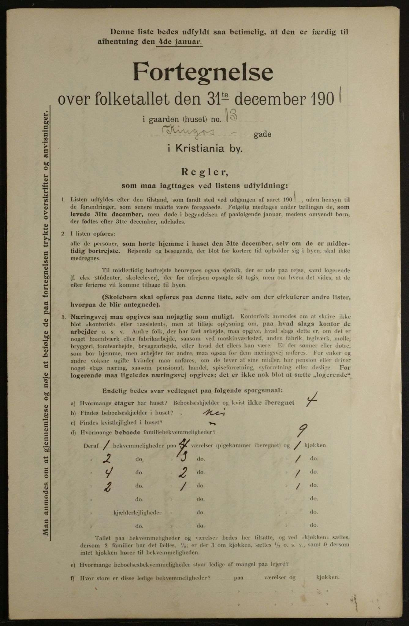 OBA, Kommunal folketelling 31.12.1901 for Kristiania kjøpstad, 1901, s. 7735