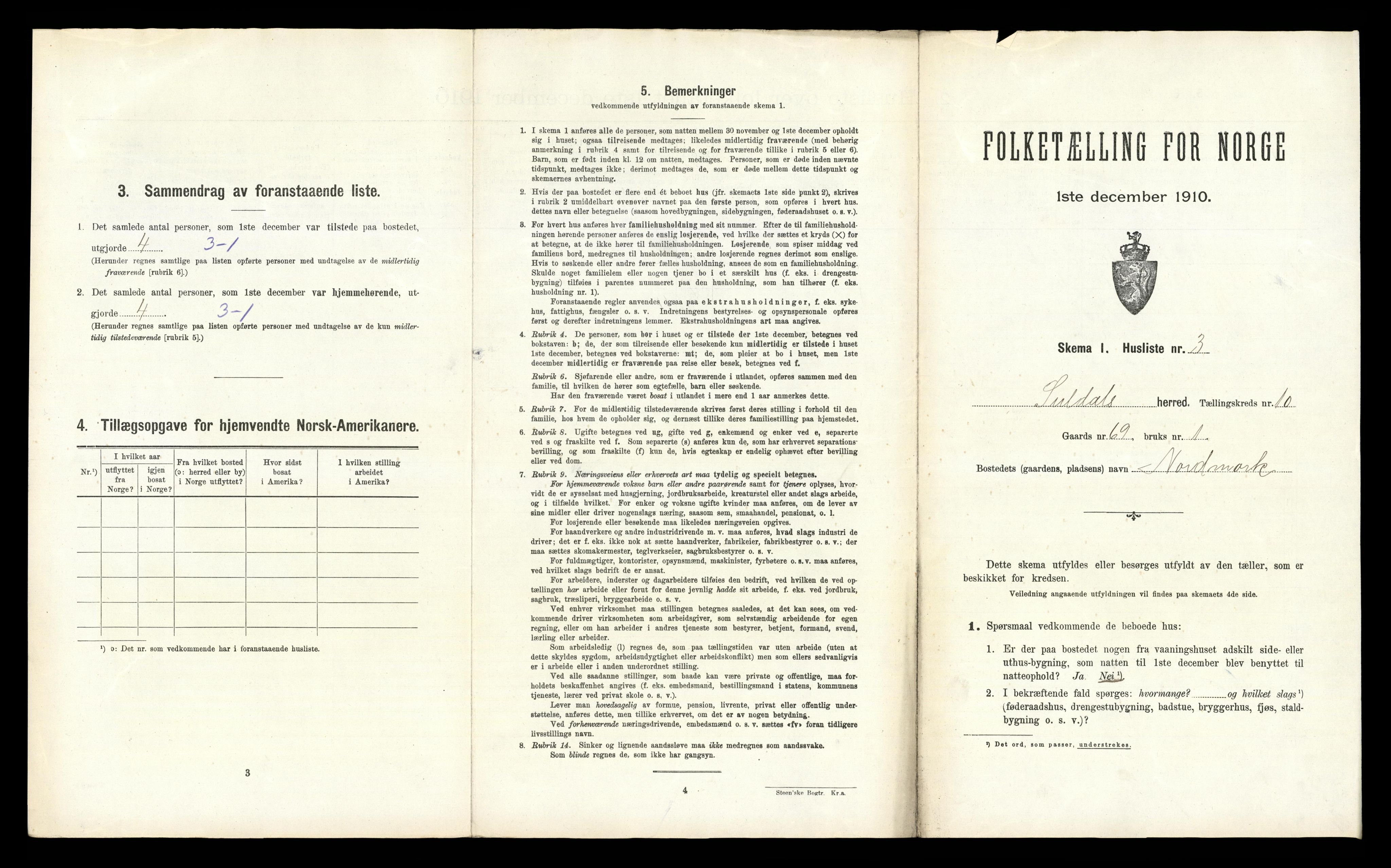 RA, Folketelling 1910 for 1134 Suldal herred, 1910, s. 657