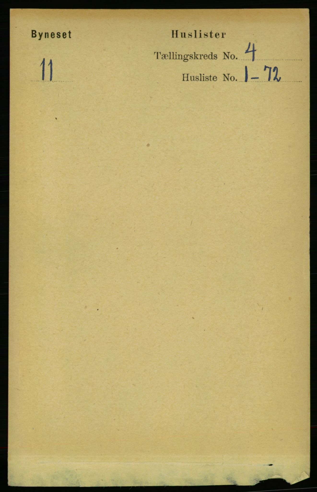 RA, Folketelling 1891 for 1655 Byneset herred, 1891, s. 1508