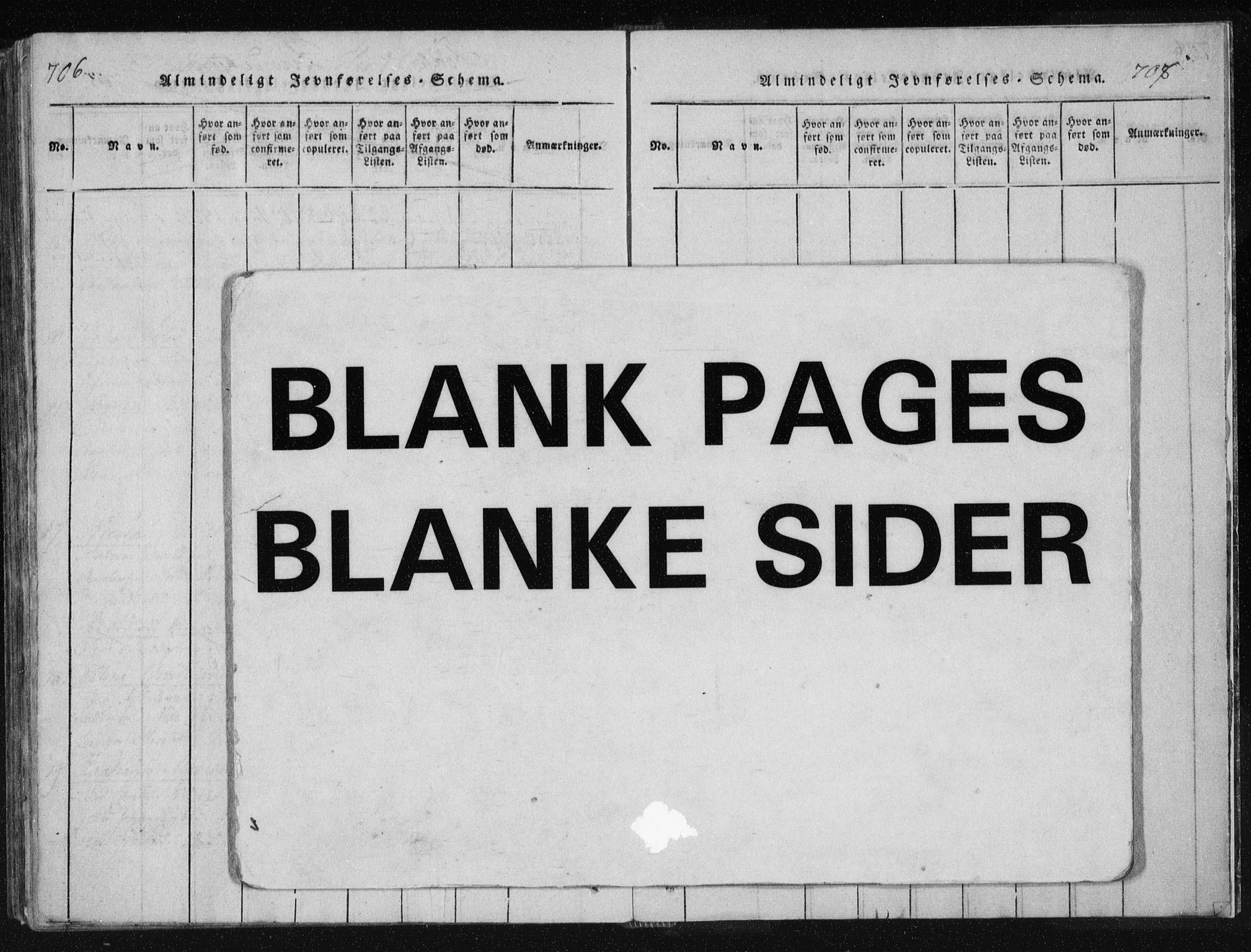 Ministerialprotokoller, klokkerbøker og fødselsregistre - Nordland, AV/SAT-A-1459/805/L0096: Ministerialbok nr. 805A03, 1820-1837, s. 706-707