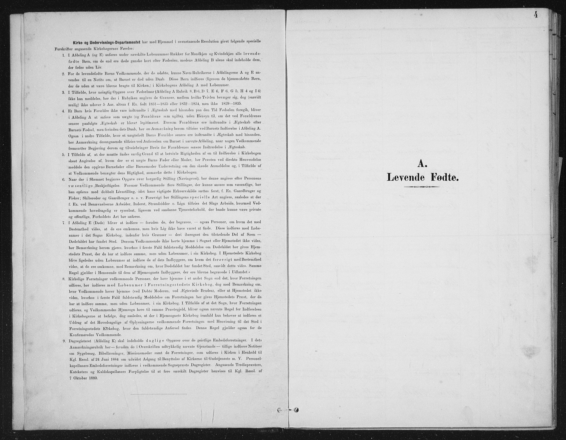 Kinn sokneprestembete, SAB/A-80801/H/Haa/Haae/L0001: Ministerialbok nr. E 1, 1890-1916, s. 4