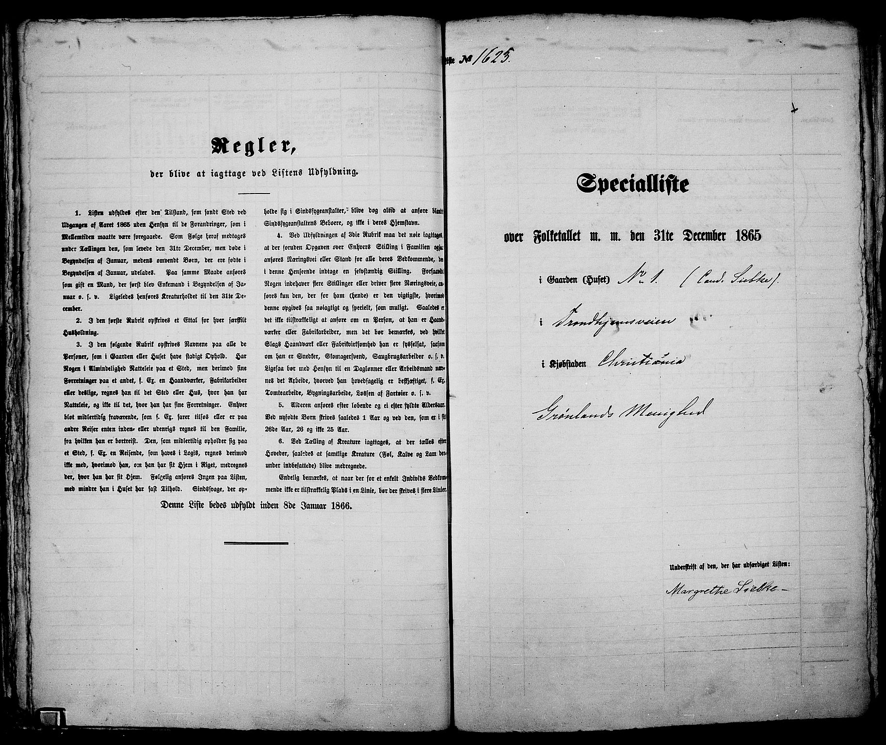 RA, Folketelling 1865 for 0301 Kristiania kjøpstad, 1865, s. 3684