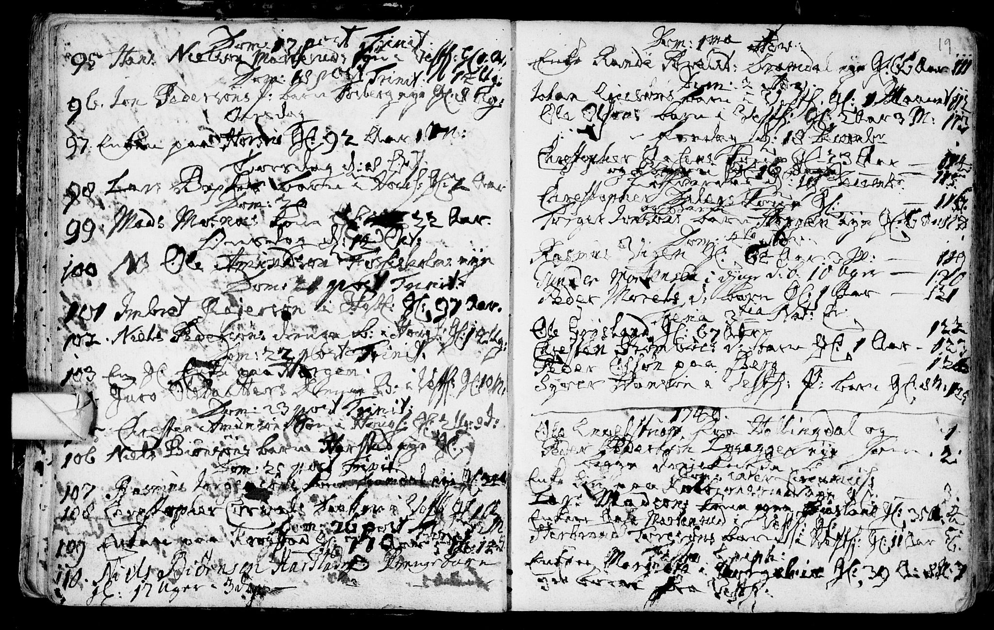 Eiker kirkebøker, SAKO/A-4/F/Fa/L0007: Ministerialbok nr. I 7 /1, 1733-1808, s. 19