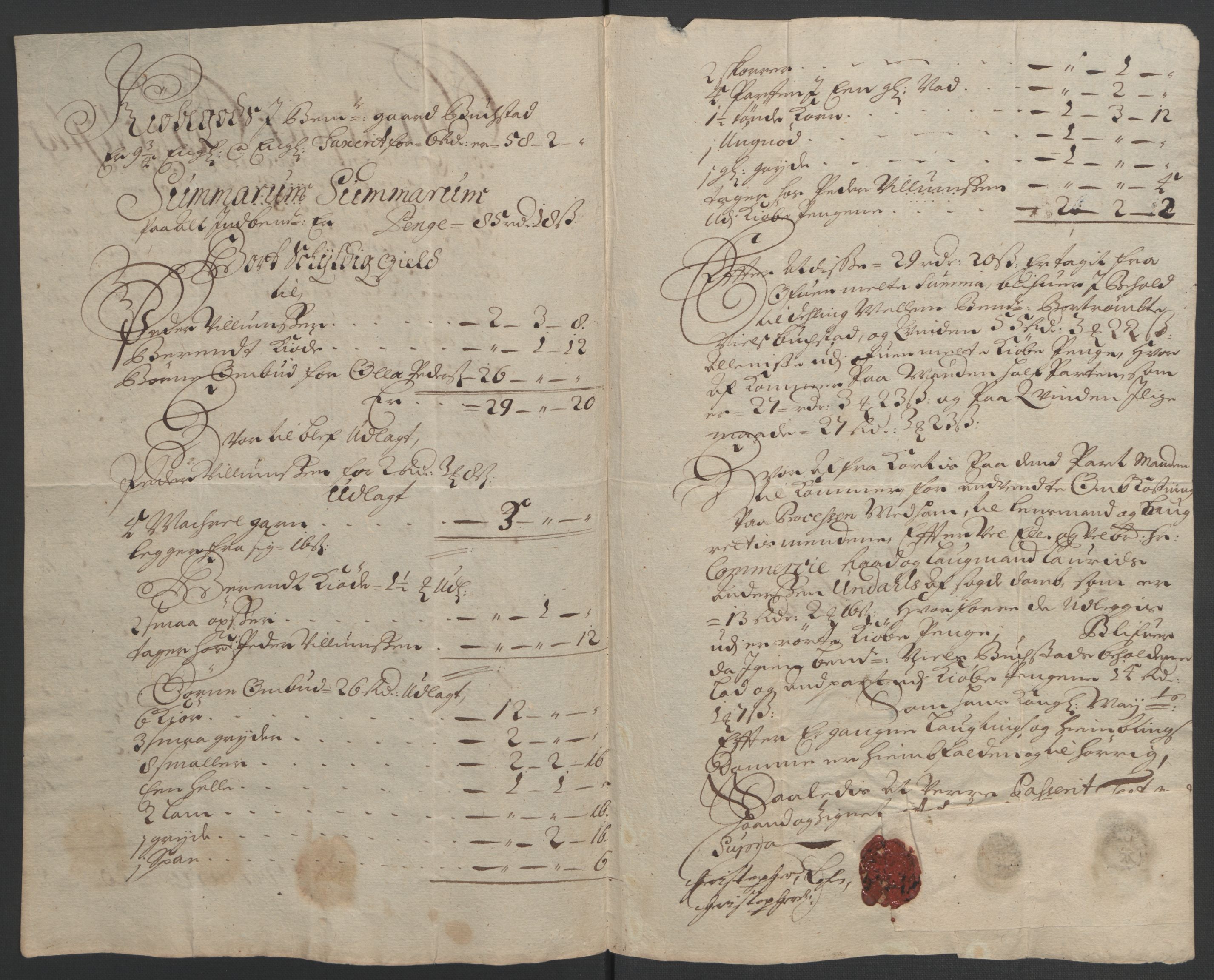Rentekammeret inntil 1814, Reviderte regnskaper, Fogderegnskap, RA/EA-4092/R43/L2545: Fogderegnskap Lista og Mandal, 1694-1695, s. 62