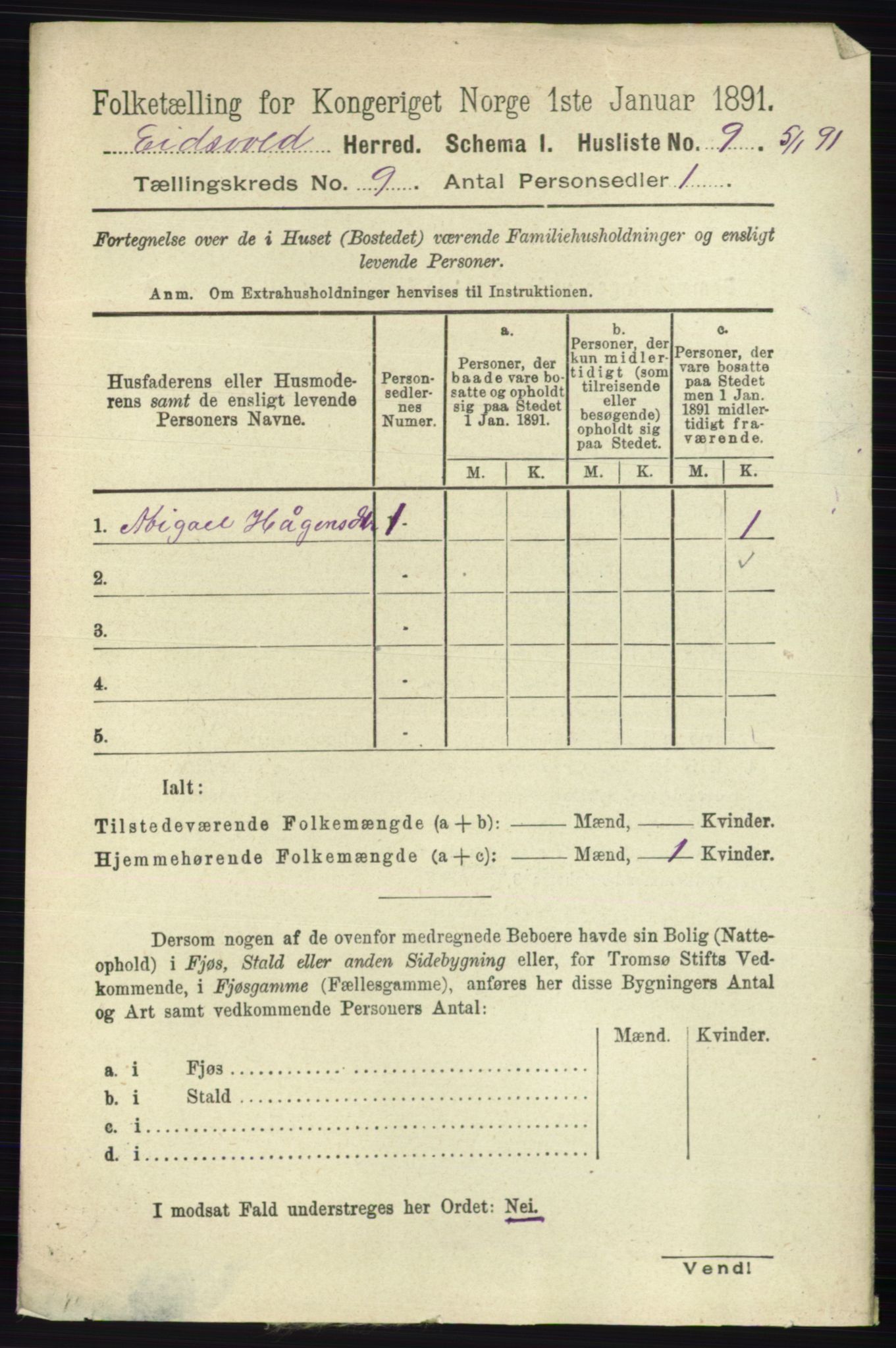 RA, Folketelling 1891 for 0237 Eidsvoll herred, 1891, s. 6531