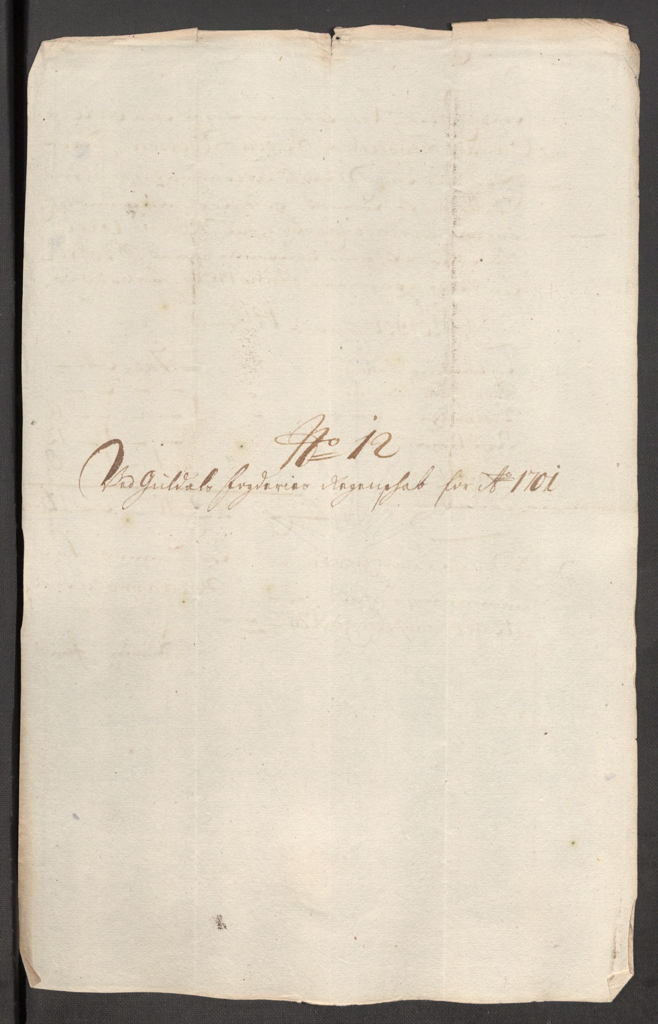 Rentekammeret inntil 1814, Reviderte regnskaper, Fogderegnskap, RA/EA-4092/R60/L3951: Fogderegnskap Orkdal og Gauldal, 1701, s. 280