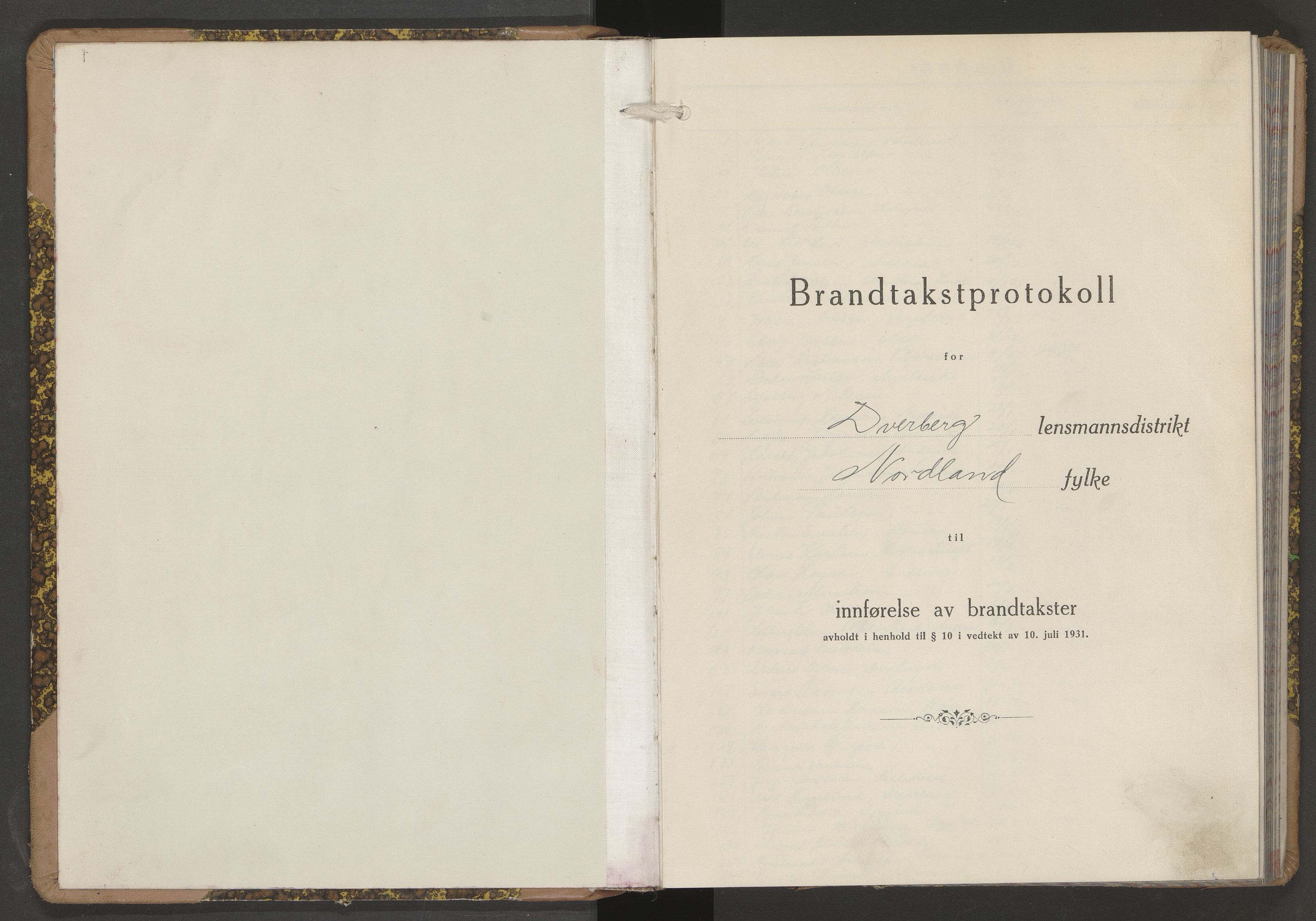 Andøy lensmannskontor, AV/SAT-A-1187/1/O/Oa/L0009: Branntakstprotokoll, 1936-1938