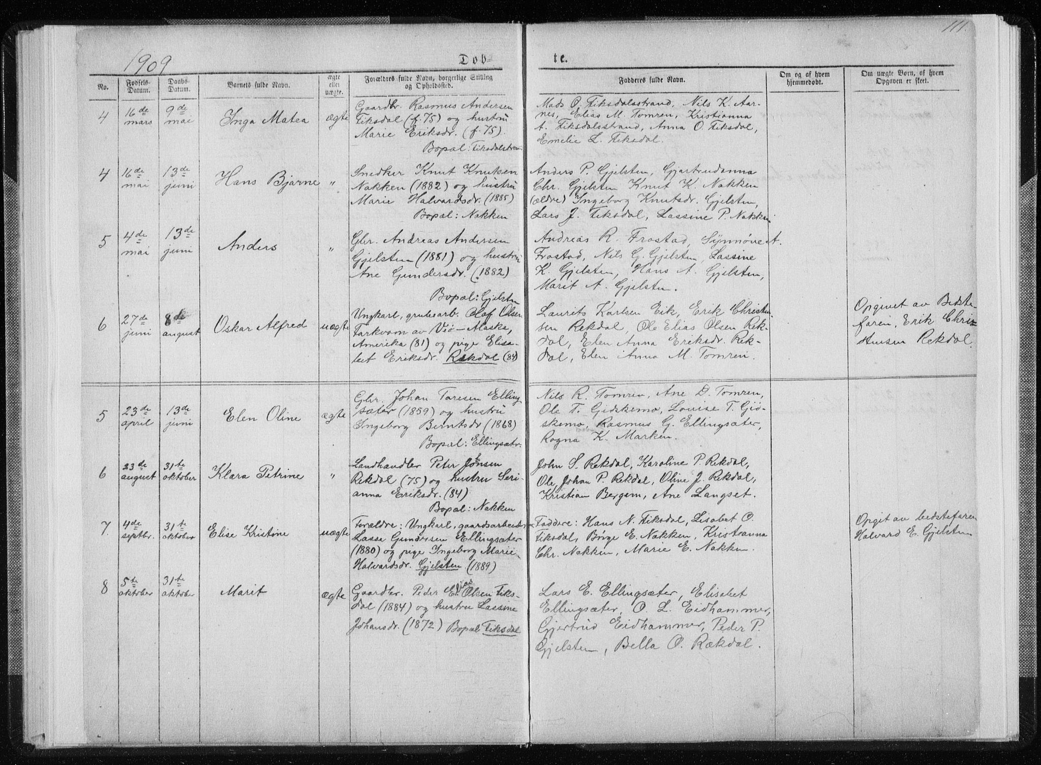 Ministerialprotokoller, klokkerbøker og fødselsregistre - Møre og Romsdal, AV/SAT-A-1454/540/L0541: Klokkerbok nr. 540C01, 1867-1920, s. 111