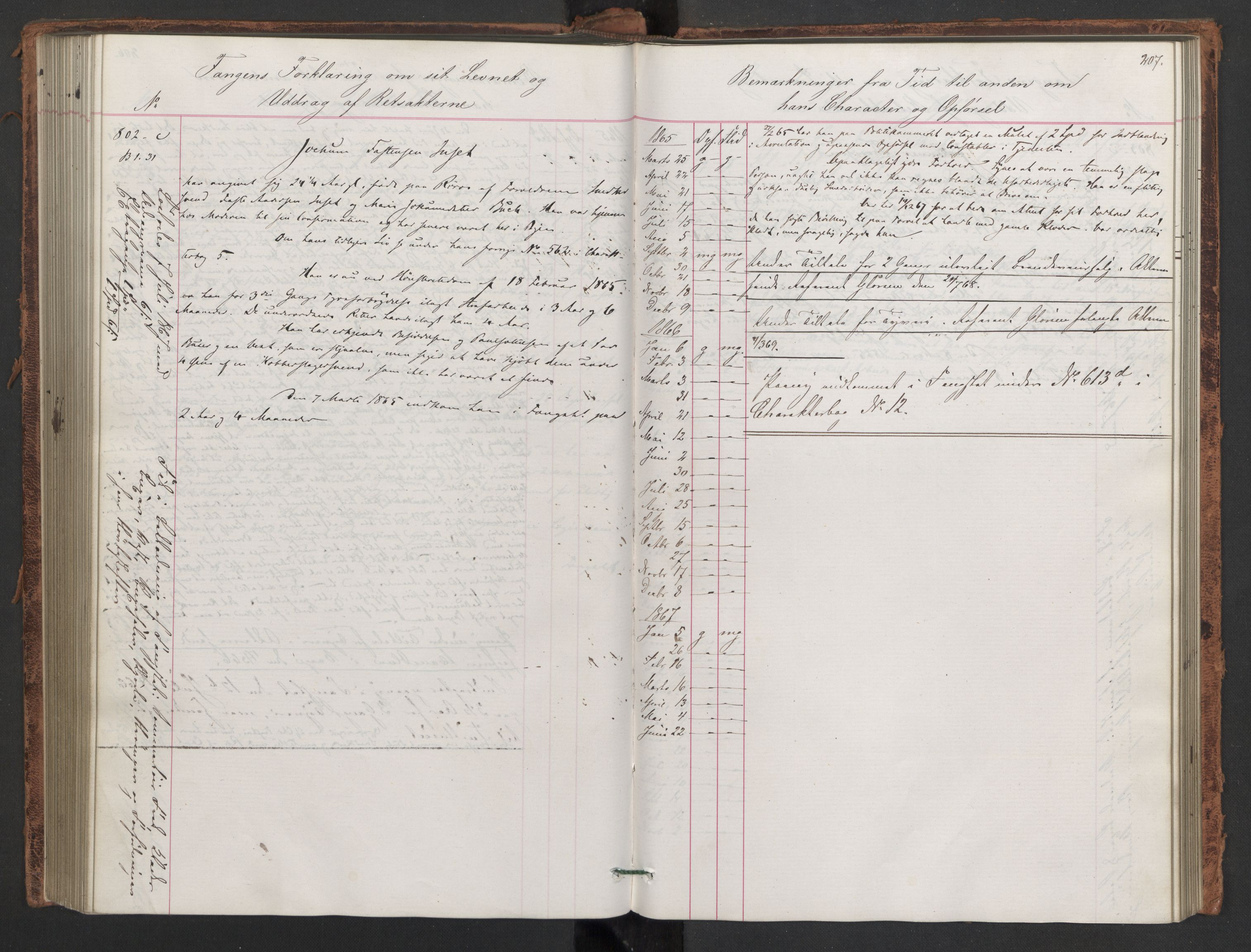 Botsfengslet, AV/RA-S-1539/D/Db/Dbb/L0009: 586c - 916c, 1863-1865, s. 207