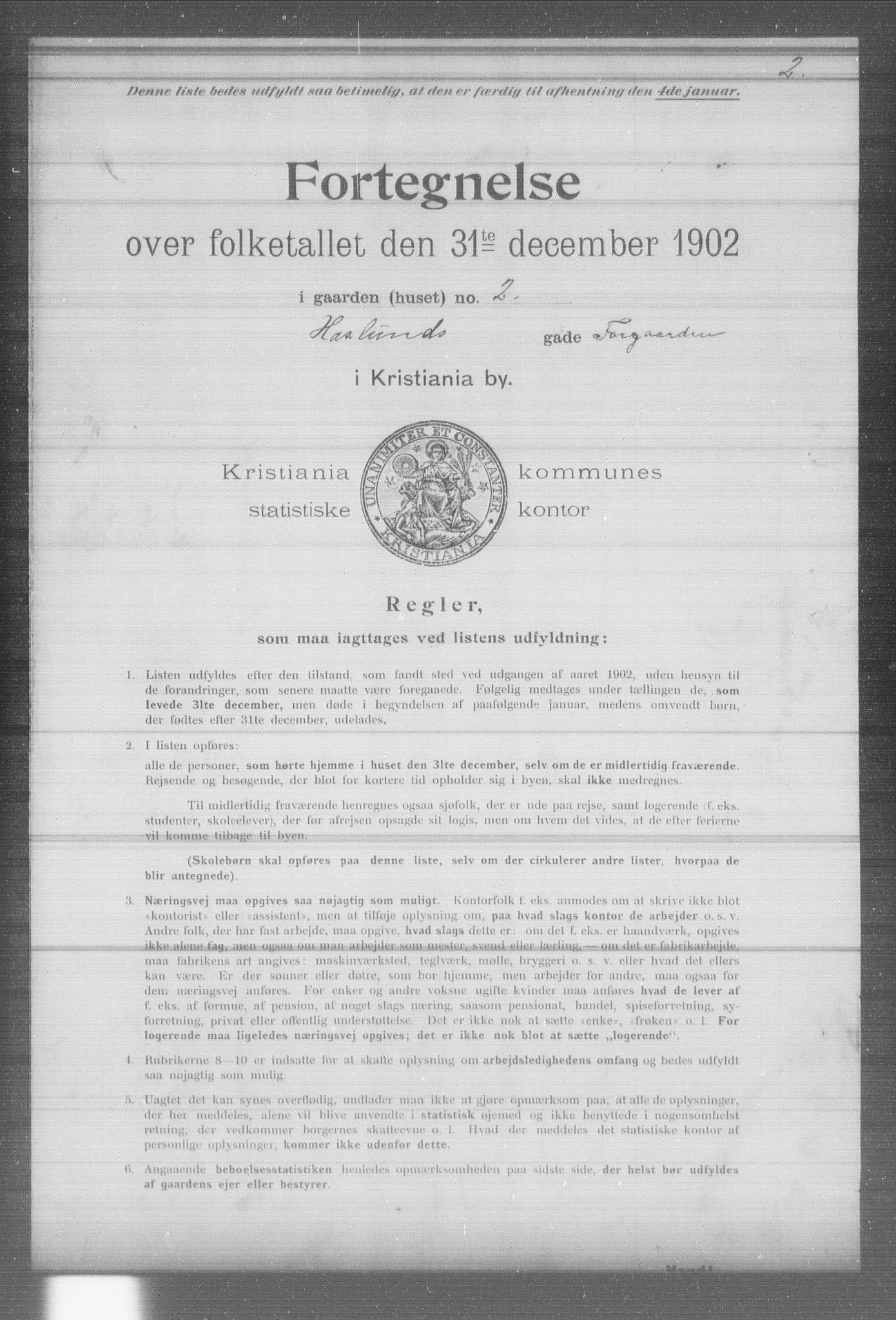 OBA, Kommunal folketelling 31.12.1902 for Kristiania kjøpstad, 1902, s. 6779